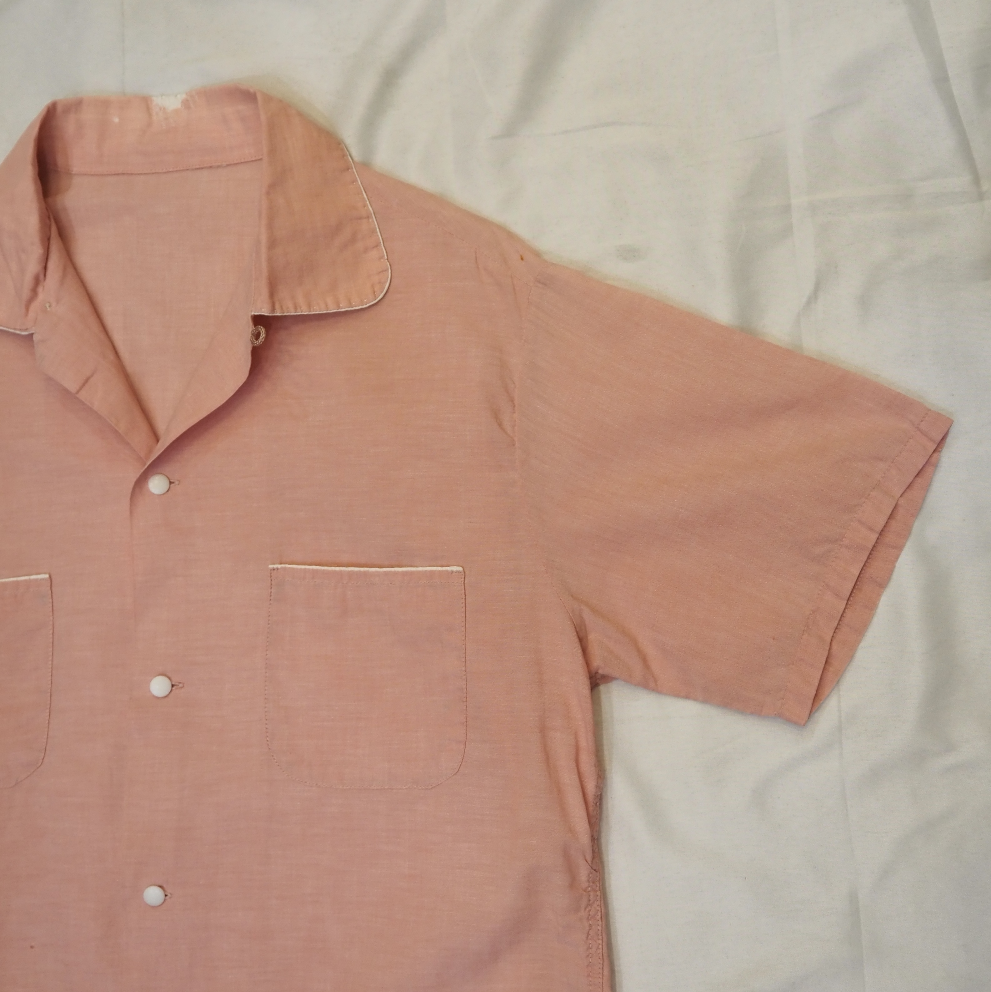 50’s コットンシャツ Pink!!! の画像 3