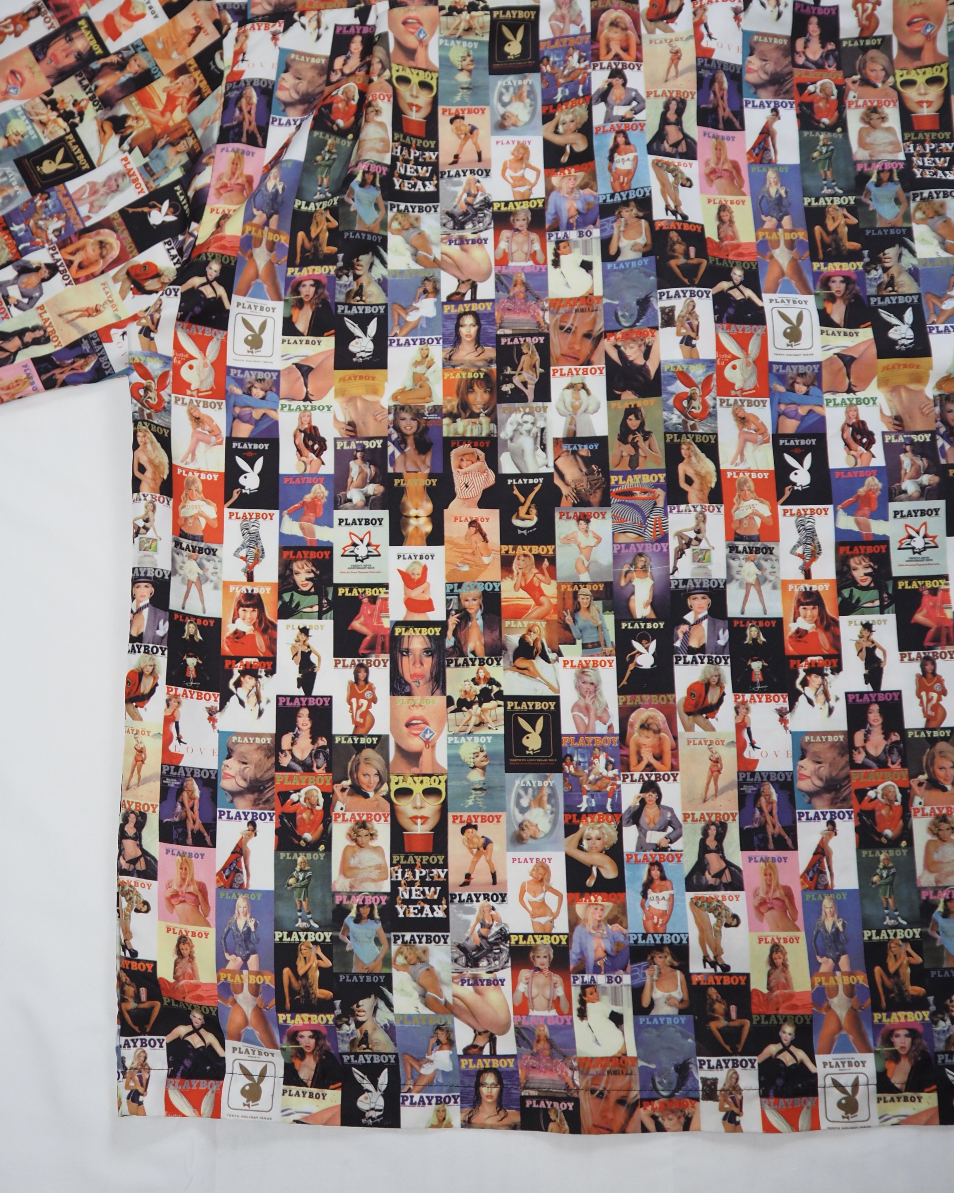 90’s PLAY BOY 総柄シャツ XXL の画像 16