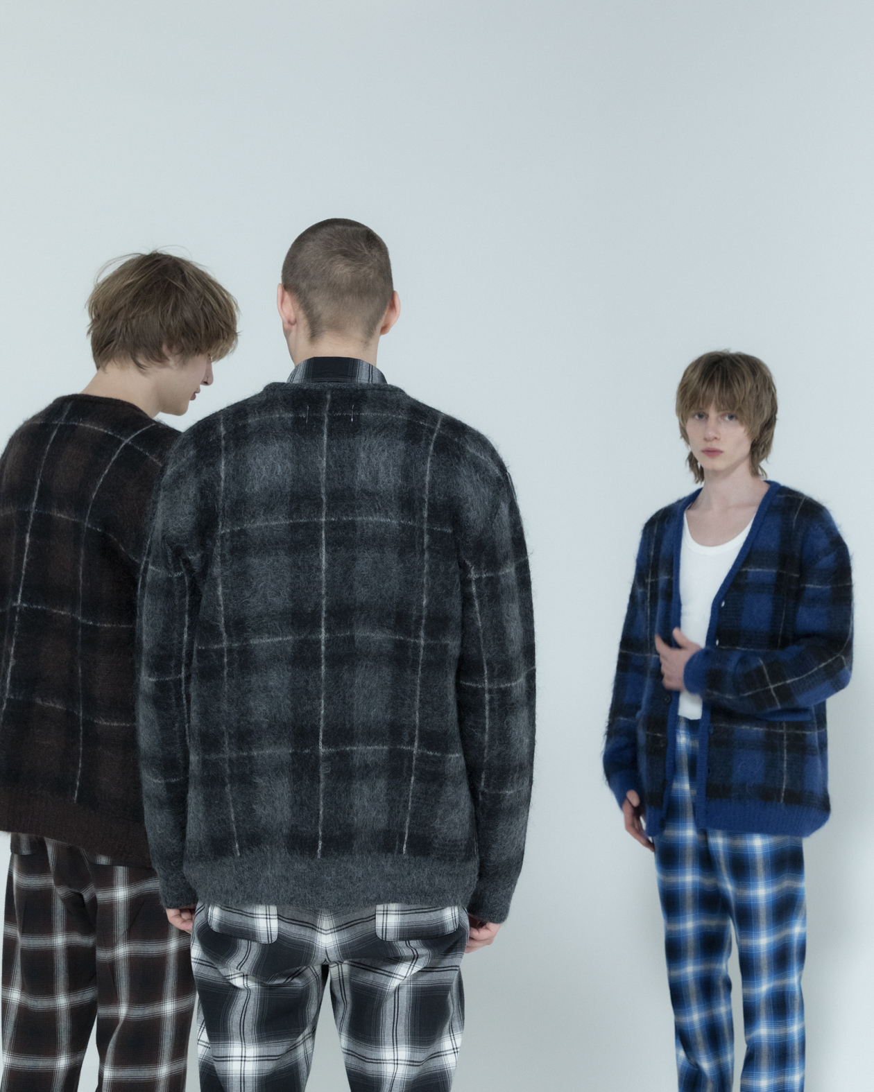 【Rafu】Mohair Cardigan（BLUE） の画像 5