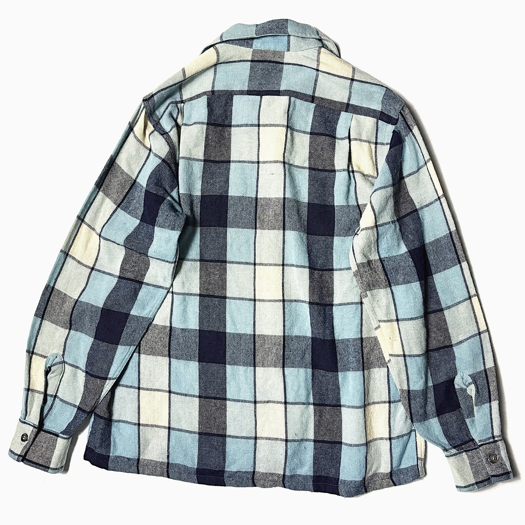 Vintage 60's【VAN HEUSEN】Wool Check Shirt の画像 2