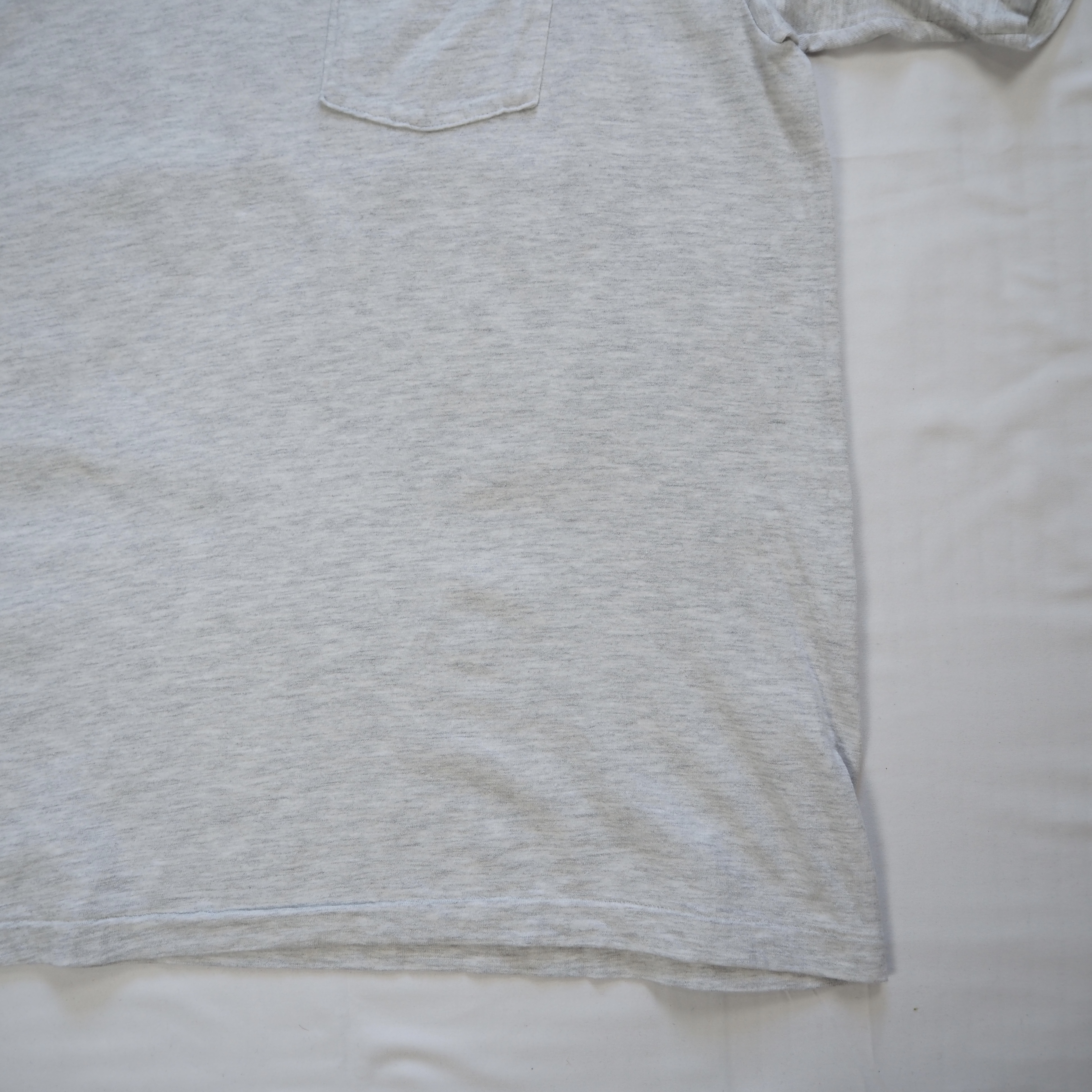90’s Hanes ワークTシャツ 企業Tシャツ ピンク Lサイズ の画像 15