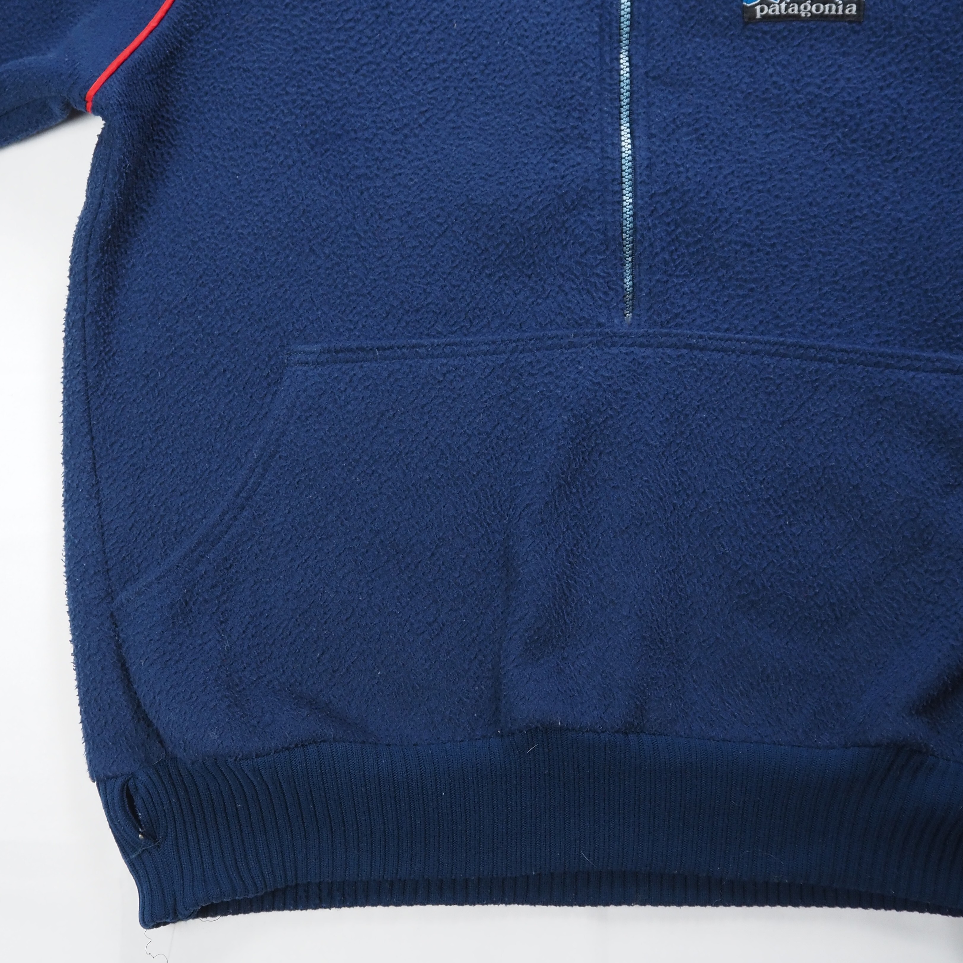 【9/23 20:00入荷】80's Patagonia フリースプルオーバージャケット ネイビー の画像 11