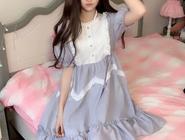 ロリータドレス ラベンダー ブラック プチプラ お嬢様 ドレス アリス プチプラ かわいい 病みかわ コスプレ Sweetly