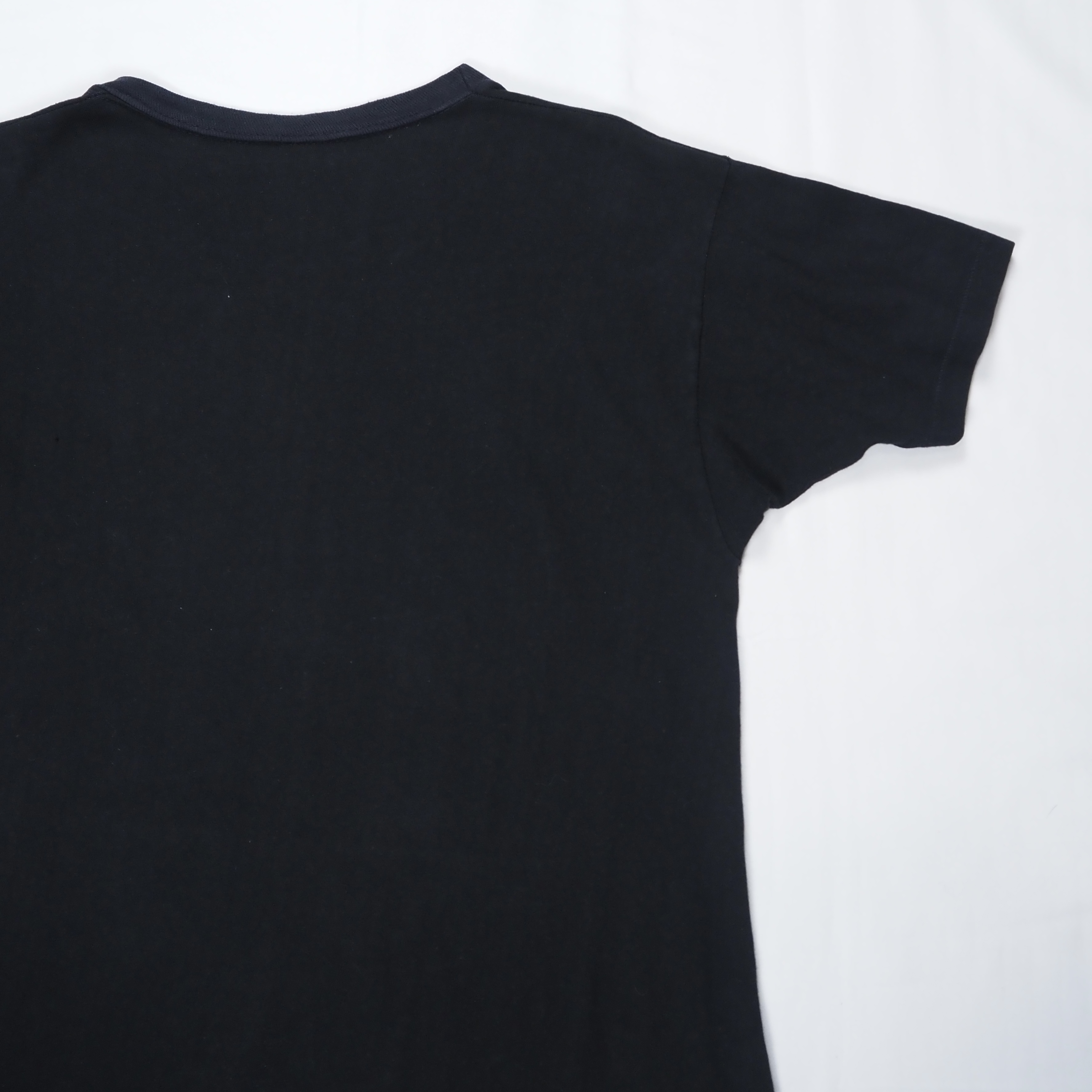 70’s Champion バータグ Tシャツ Mサイズ ブラック の画像 13