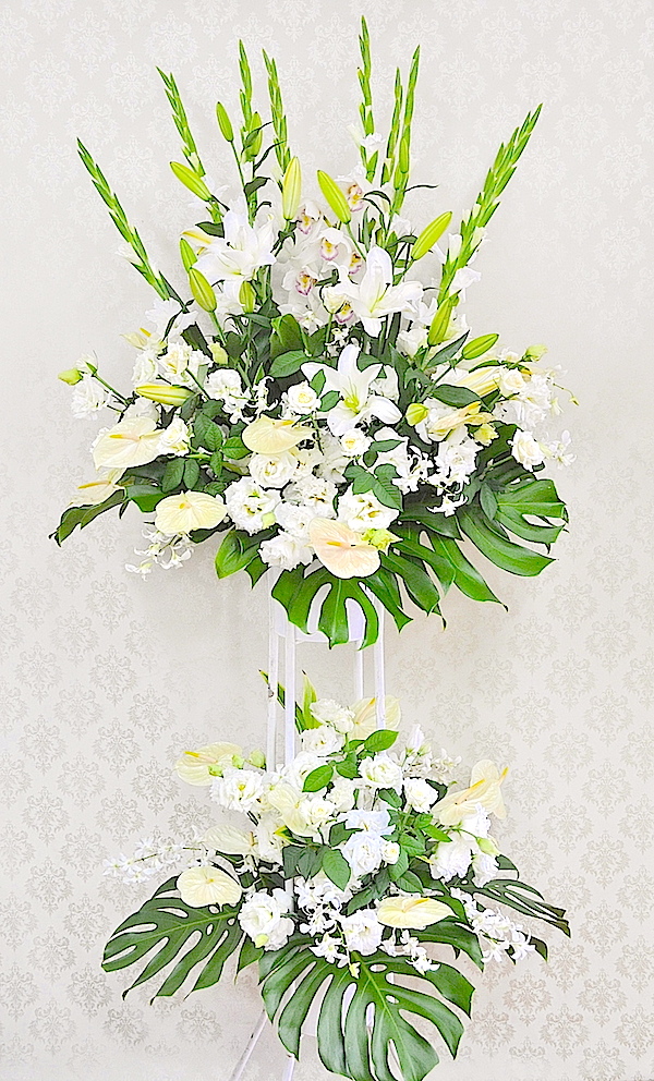 開店お祝い花 スタンド2段 沖縄県 豊見城市のお花屋さん Happy Flower 一花 開店お祝い花 スタンド2段 沖縄県 豊見城市のお花屋さん Happy Flower 一花
