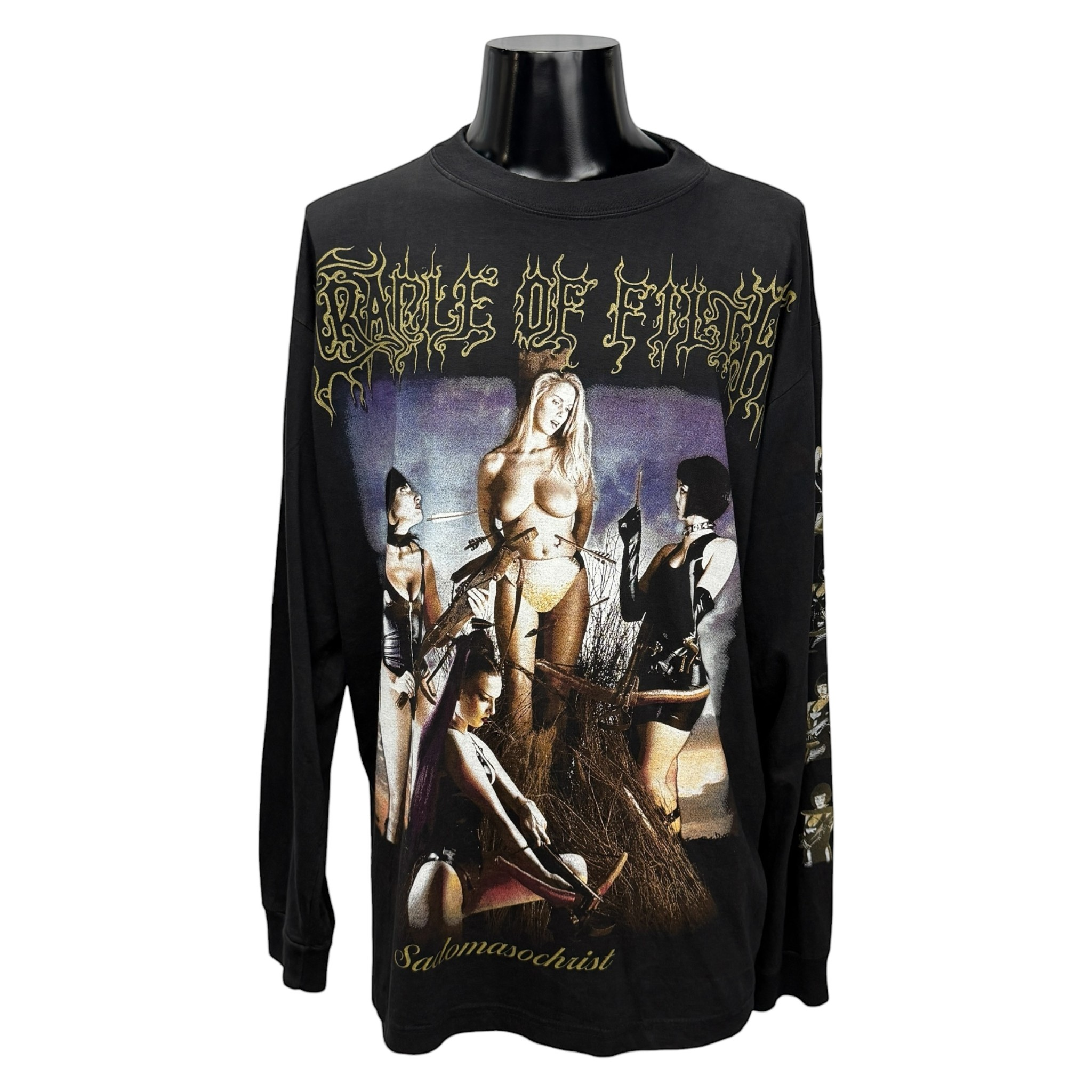 【CRADLE OF FILTH】クレイドル・オブ・フィルス “VAMPEROTICA / SIN TO BE FORGIVEN” 90’s Vintage ロングスリーブTシャツ
