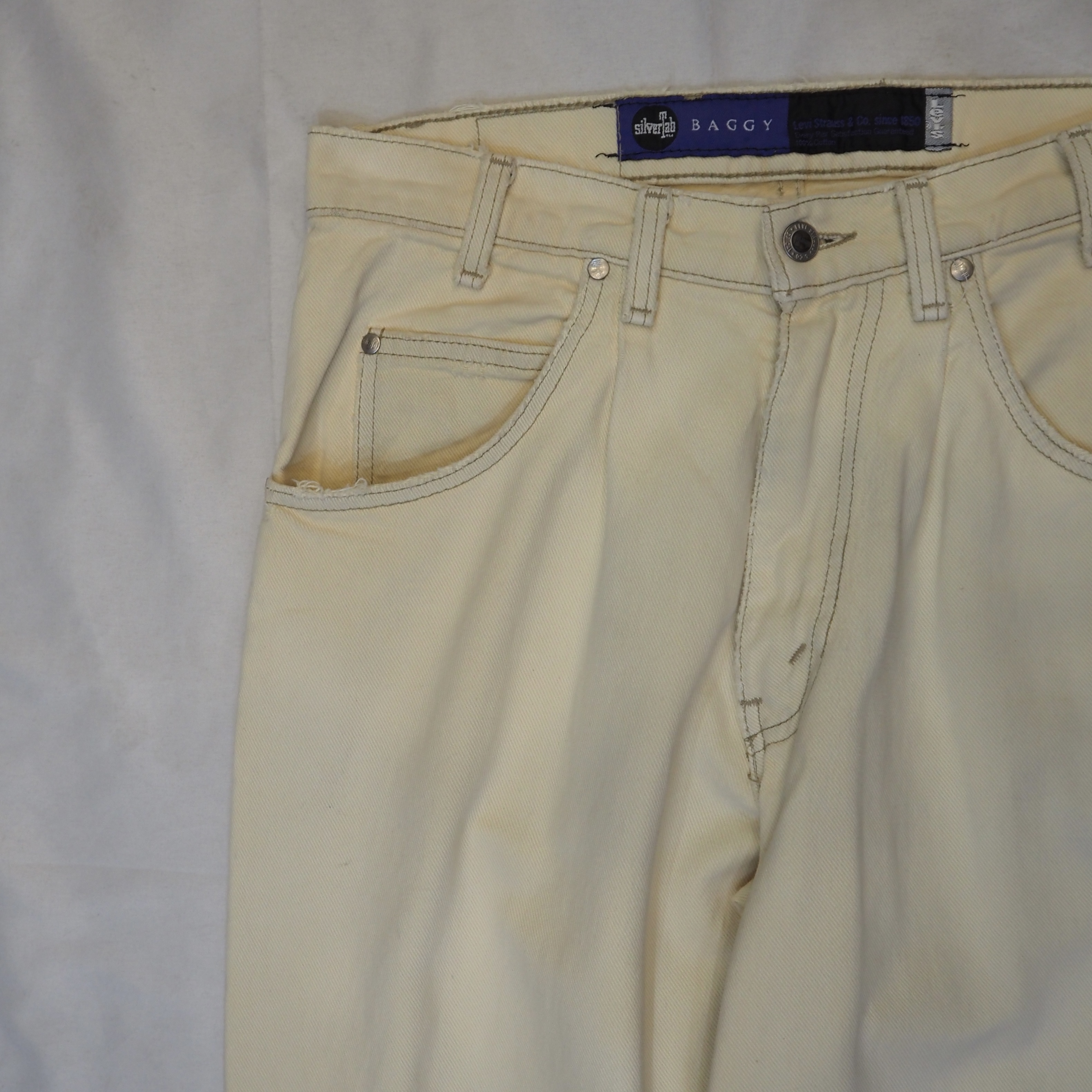 90’s Levi’s Silvertab “Baggy” 32×32 の画像 2