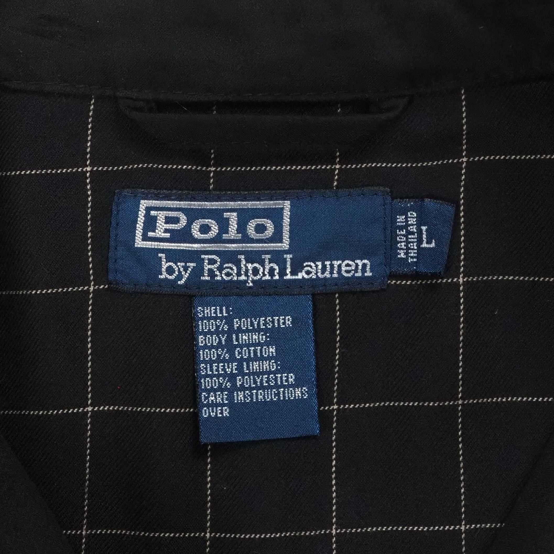 90's Ralph Lauren スイングトップ ブラック Lサイズ の画像 8