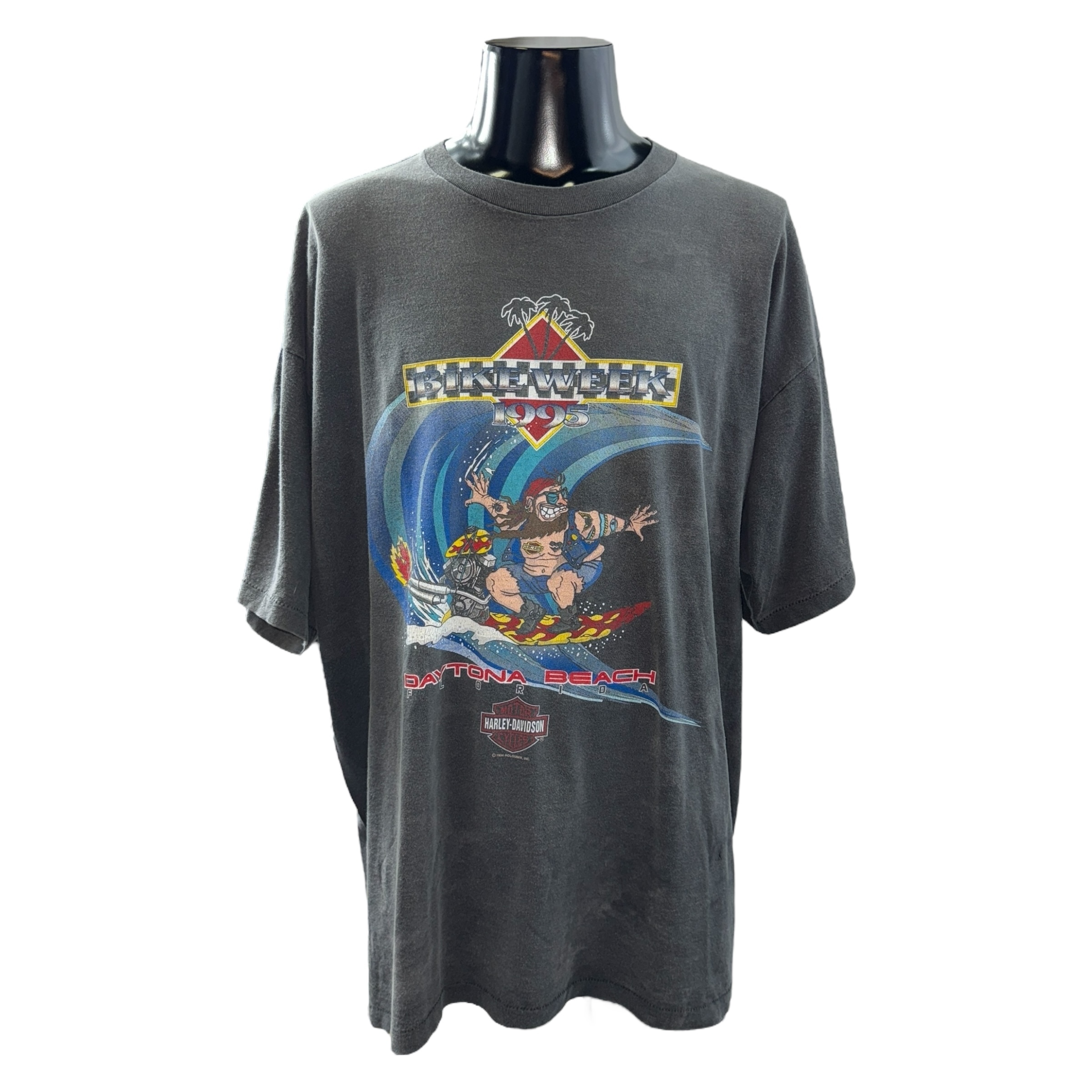 【HARLEY DAVIDSON】ハーレーダビッドソン  BIKE WEEK 1995 DAYTONA BEACH Tシャツ