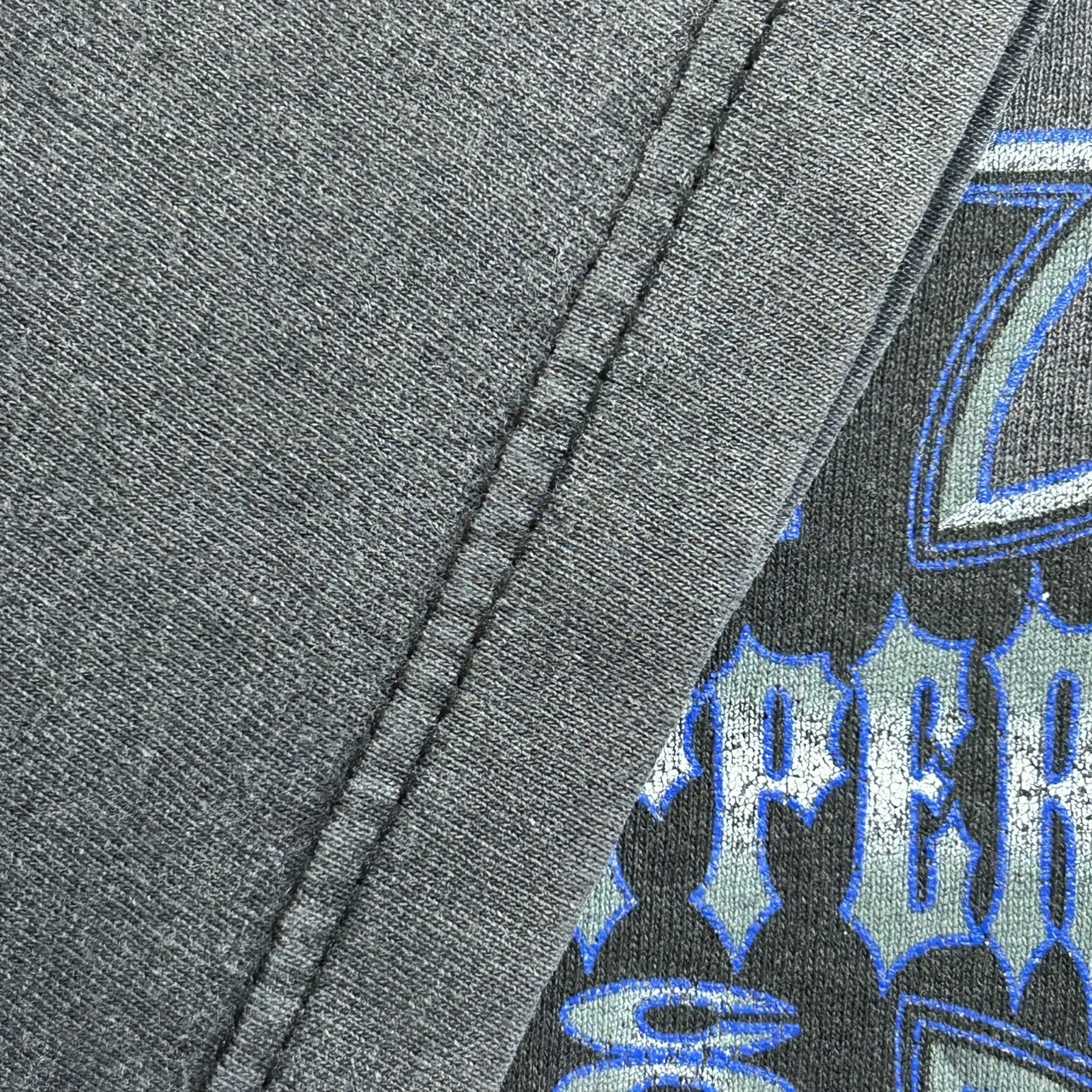 00s West Coast Choppers Iron Cross Fade T-Shirt Distressed L の画像 16