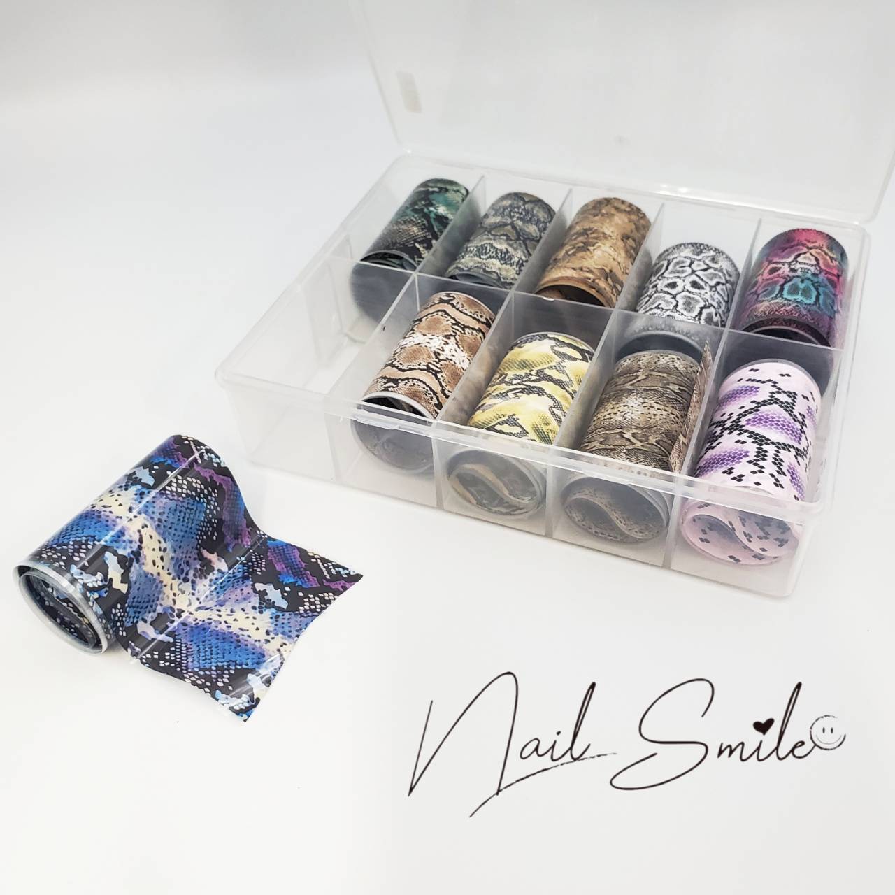 パイソン柄転写フィルムシート10種セット Nail Shop ネイルスマイル