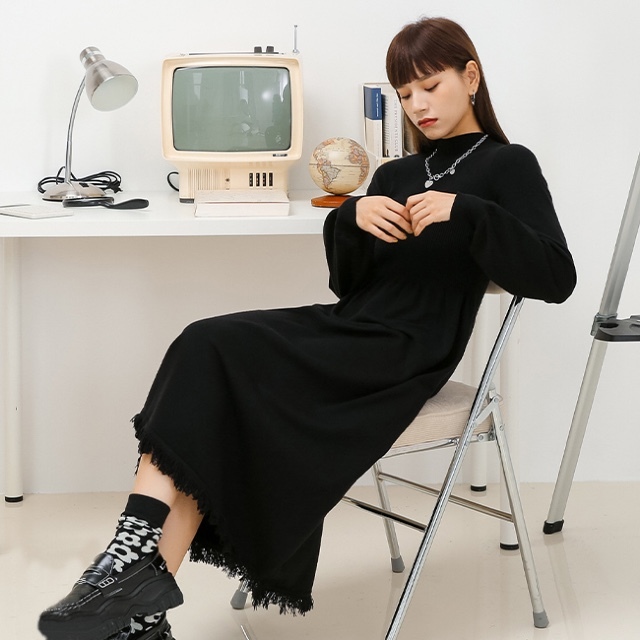 年トレンド ブラックロングワンピース レディース ワンピース インナー ハイネック タートルネック原宿 韓国 7分丈 国潮ブラック Fezou 年トレンド ブラックロングワンピース レディース ワンピース インナー ハイネック タートルネック原宿 韓国 7分丈 国潮ブラック Fezou