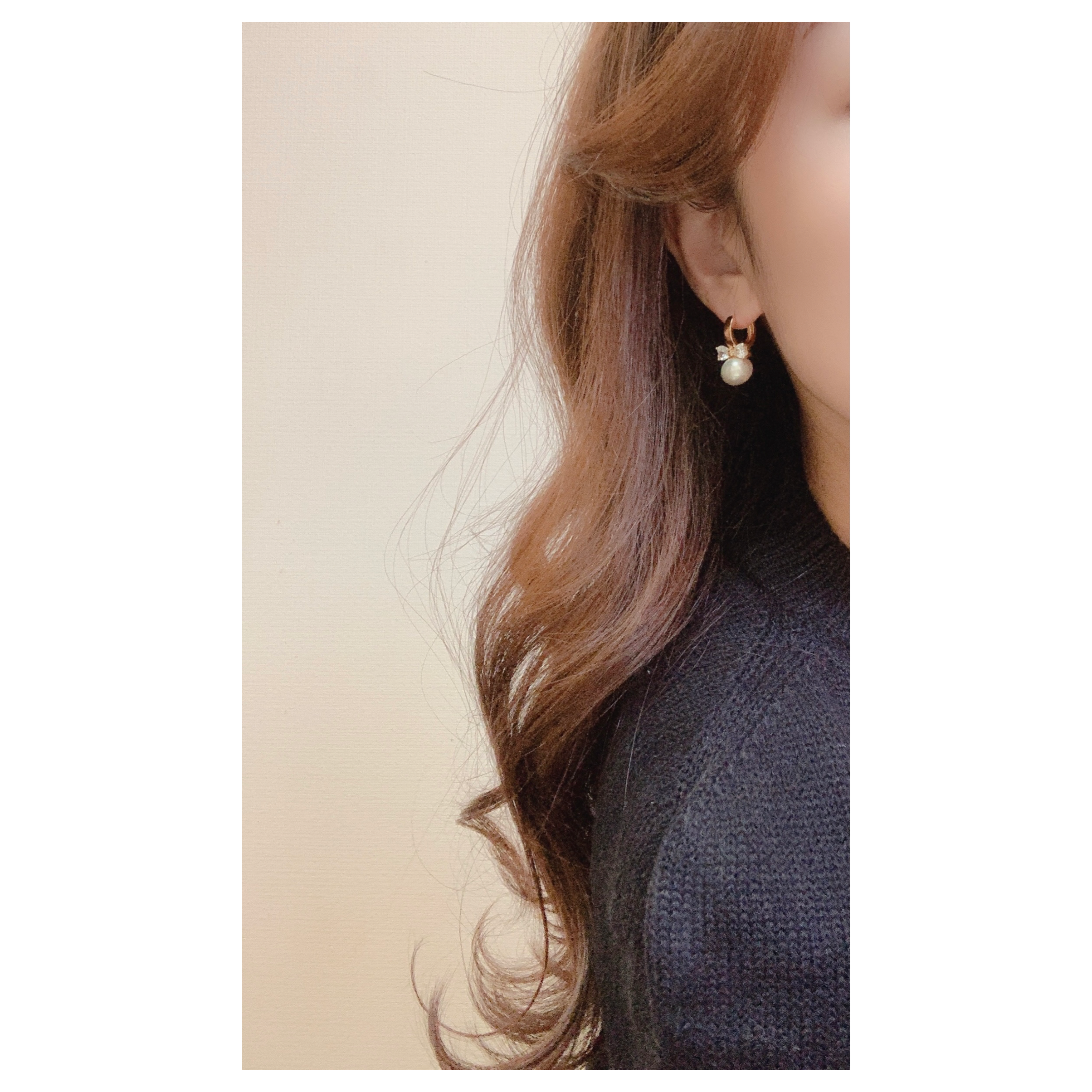 パールリボンピアス Ea Style