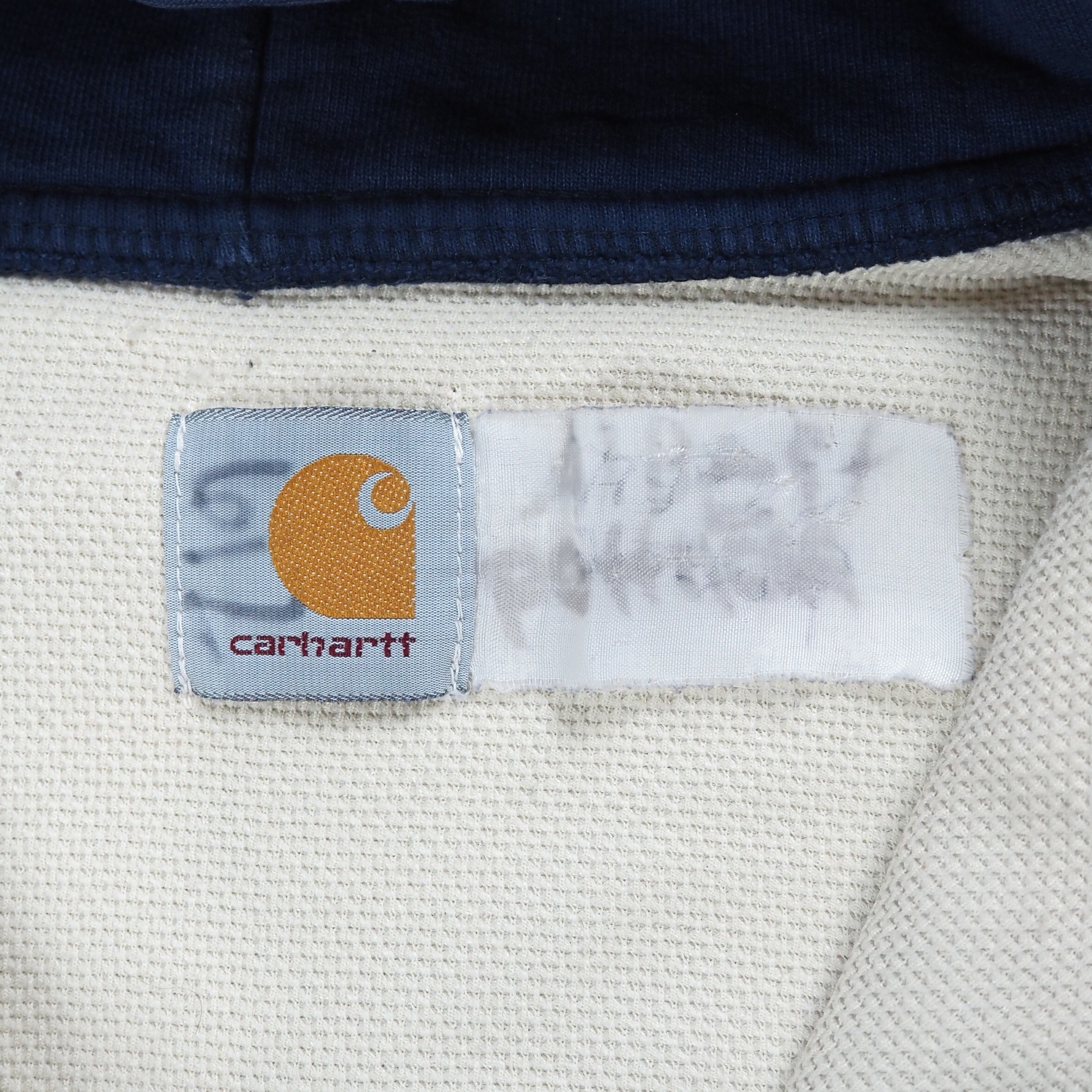 【9/23 20:00入荷】80's〜 Carhartt 裏サーマルジップフーディ の画像 9