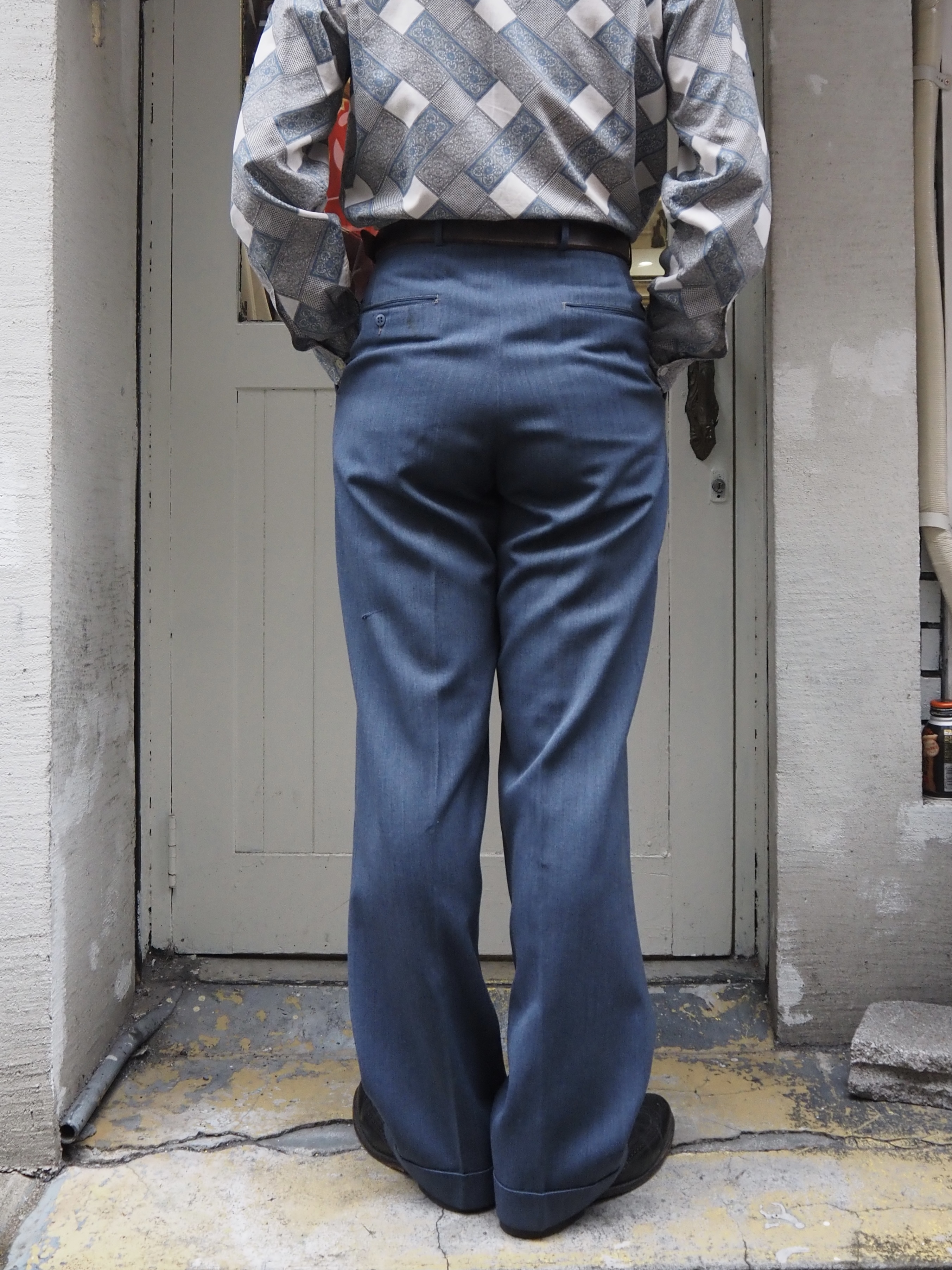 50’s Vintage Wool Slacks 30×32 の画像 2