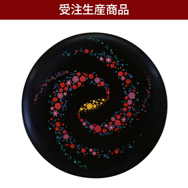 丸皿7 0寸時空花 天の川銀河 漆絵 太陽漆器 オンラインショップ 丸皿7 0寸時空花 天の川銀河 漆絵 太陽漆器 オンラインショップ