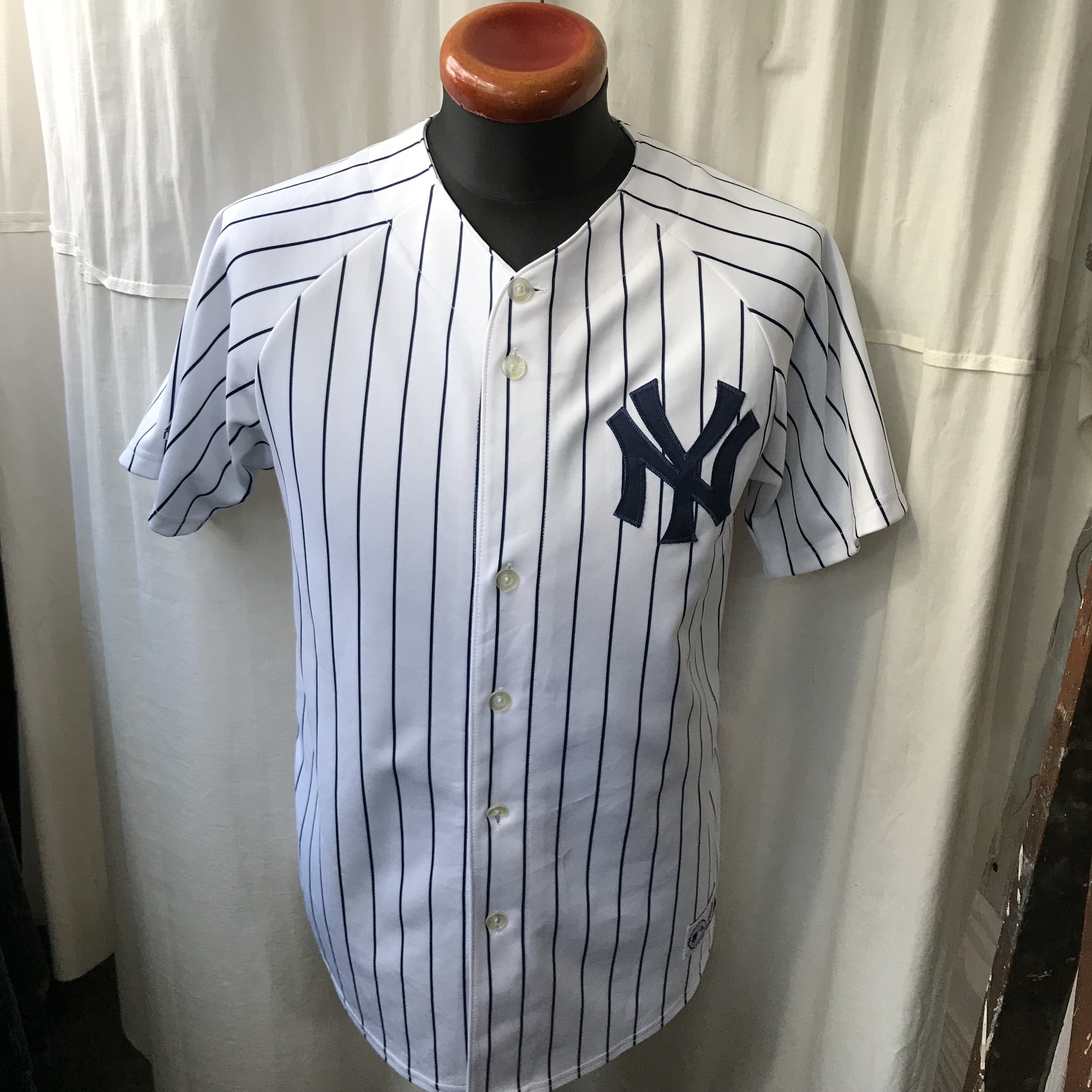 Majestic製 Ny Yankees ニューヨークヤンキース ベースボールシャツ メンズl Used Clothing Shyboy Majestic製 Ny Yankees ニューヨークヤンキース ベースボールシャツ メンズl Used Clothing Shyboy