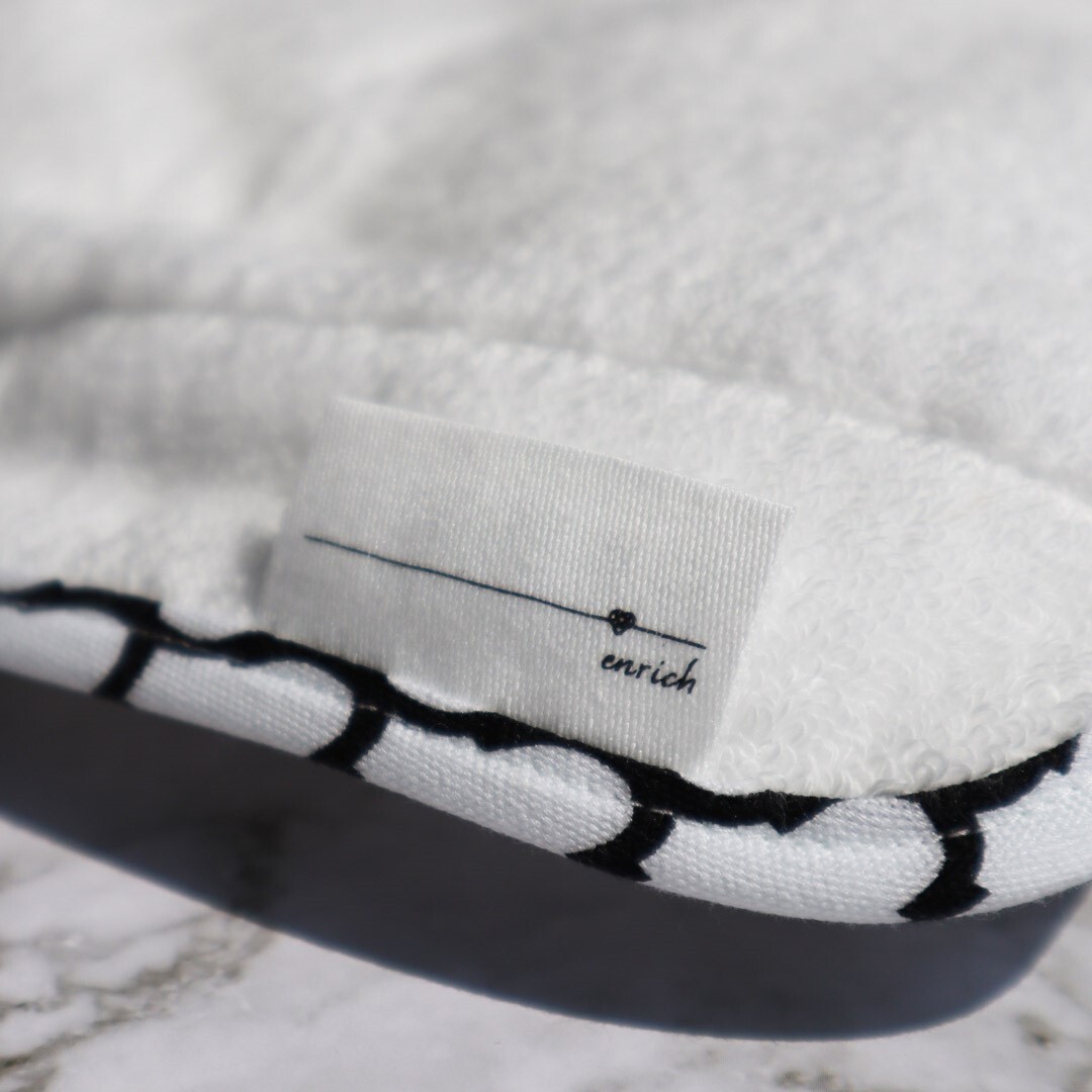 ハンドタオル Monotone Clear Towel 上質でデザイン性の高いタオル 贈り物 結婚祝い タオルギフトなど おすすめのタオル Enrich Towel Shop