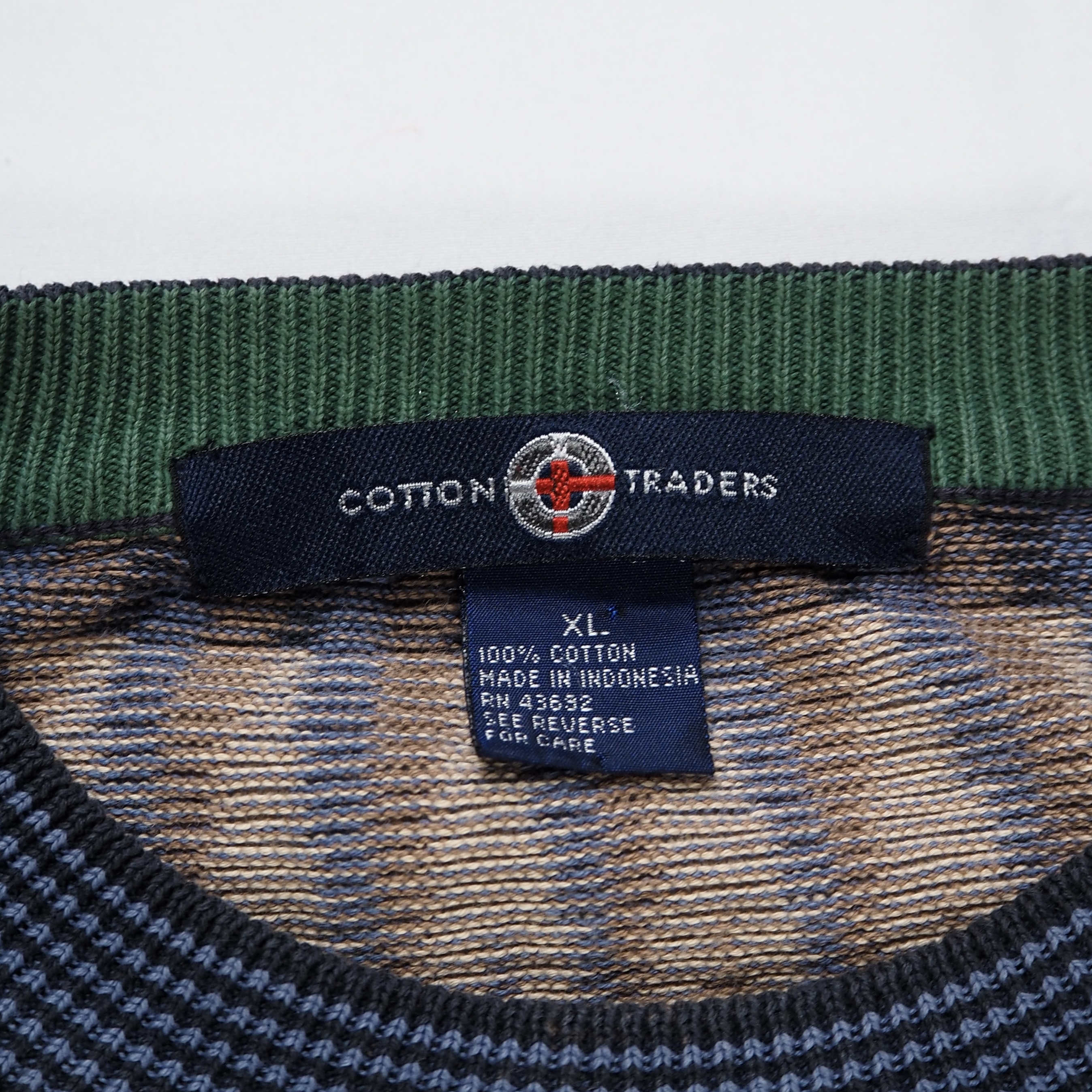 90’s Cotton Traders ニット XL の画像 10