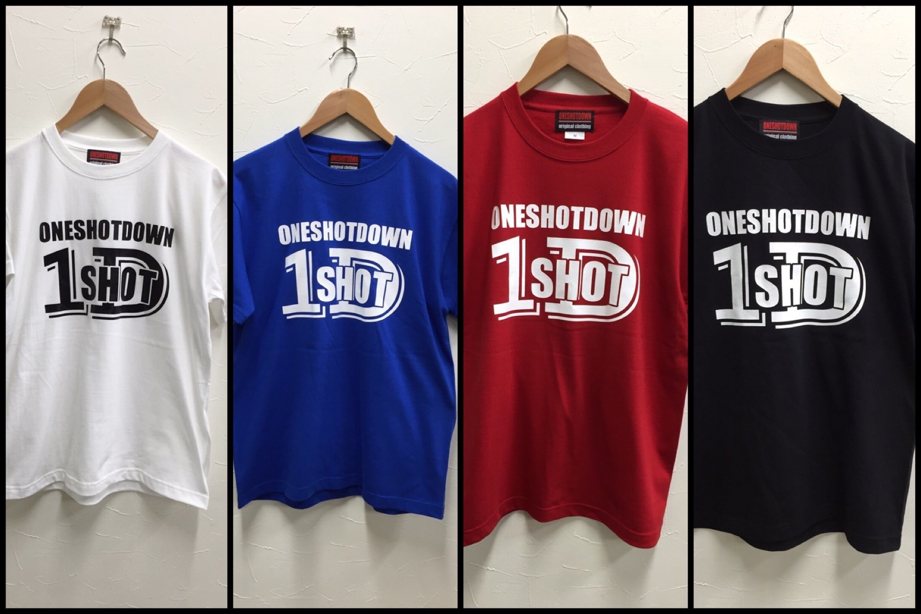 ONESHOTDOWN ロゴTシャツ - 画像2