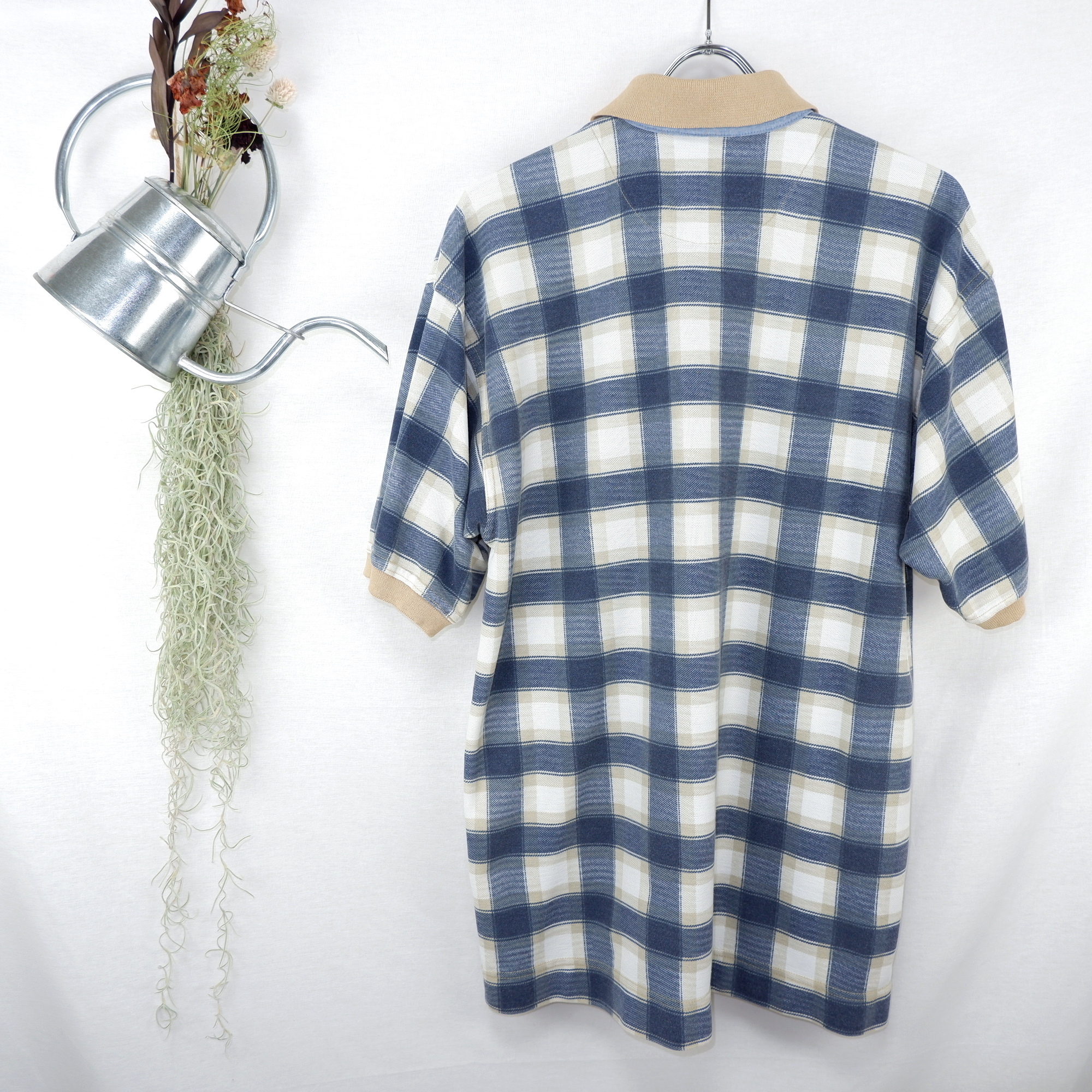 checkered polo