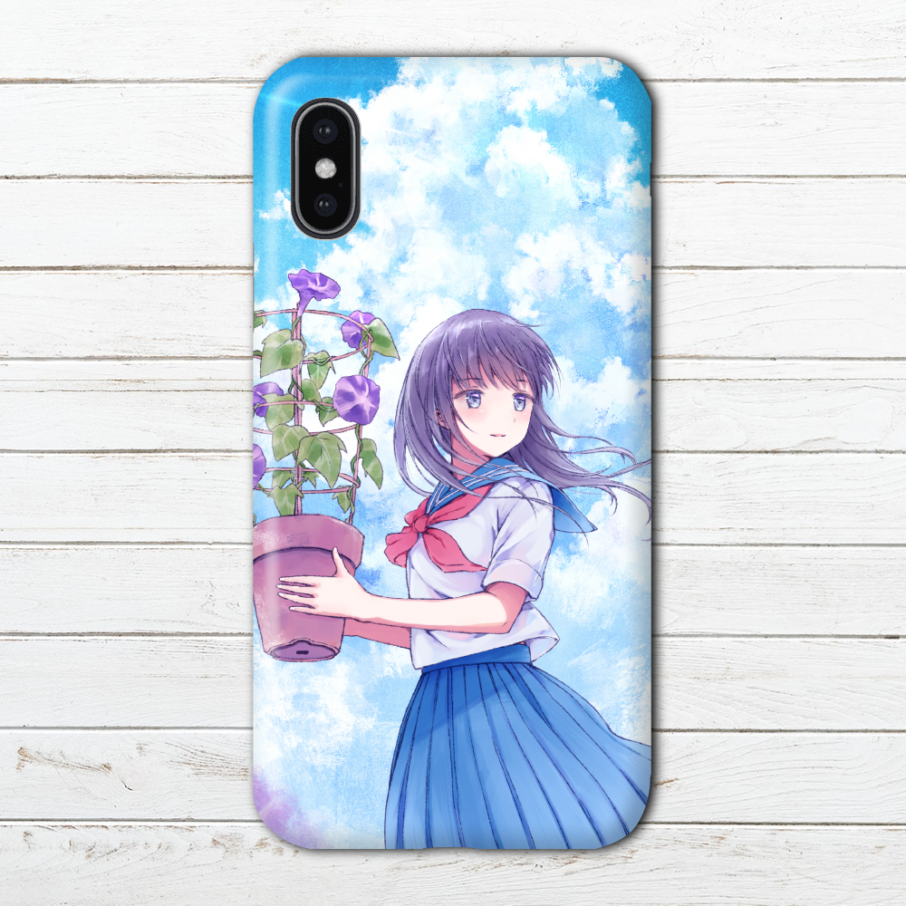 Iphoneケース スマホケース Iphonexs 女の子 イラスト セーラ服 Xperia Iphone5 6 6s 7 8 可愛い Galaxy Arrows Aquos タイトル 夏について 作 うなぎ団子 おしゃれでかわいいiphoneケース スマホケース Tシャツ かっこいいイラストのクリエイターグッズ専門 雑貨