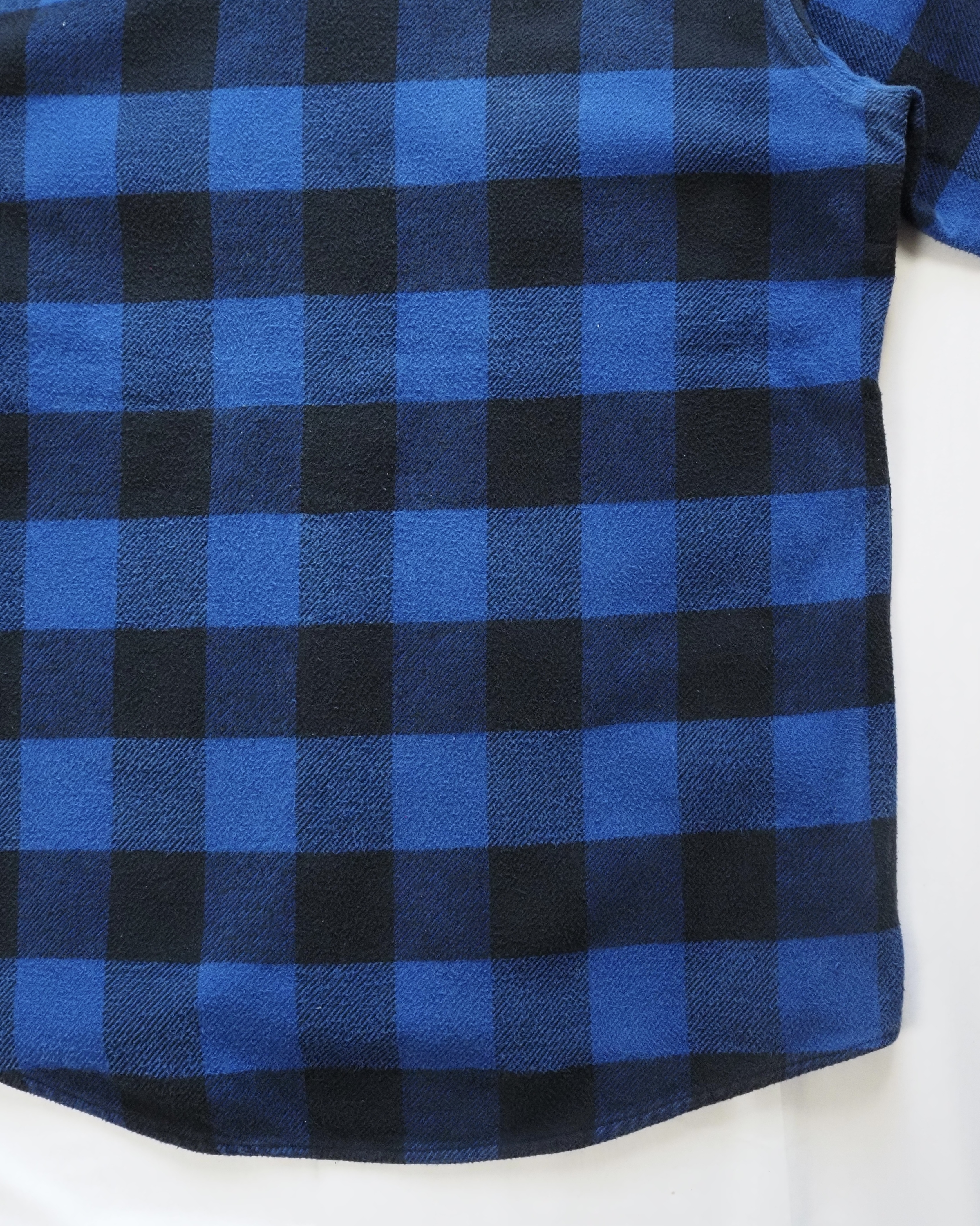【VCM入荷】90’s Fivebrother ヘヴィネル ブルー×ブラック ブロックチェック の画像 15