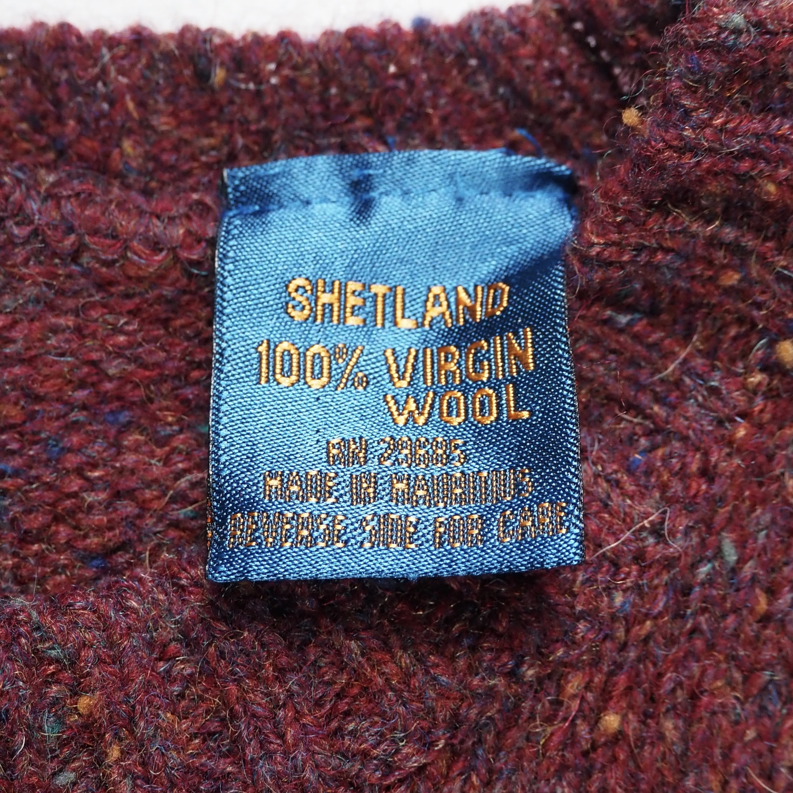Pendleton ウールニット バーガンディ XL の画像 11