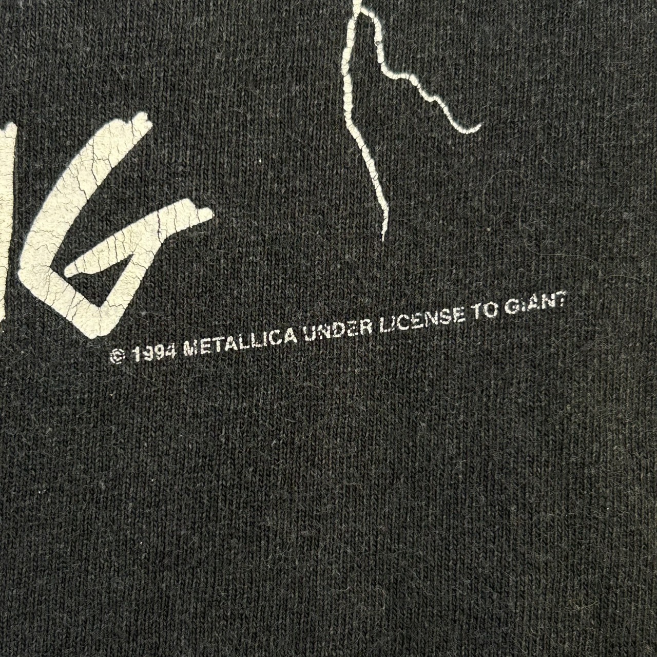METALLICA メタリカ RIDE THE LIGHTNING T Fits L の画像 6