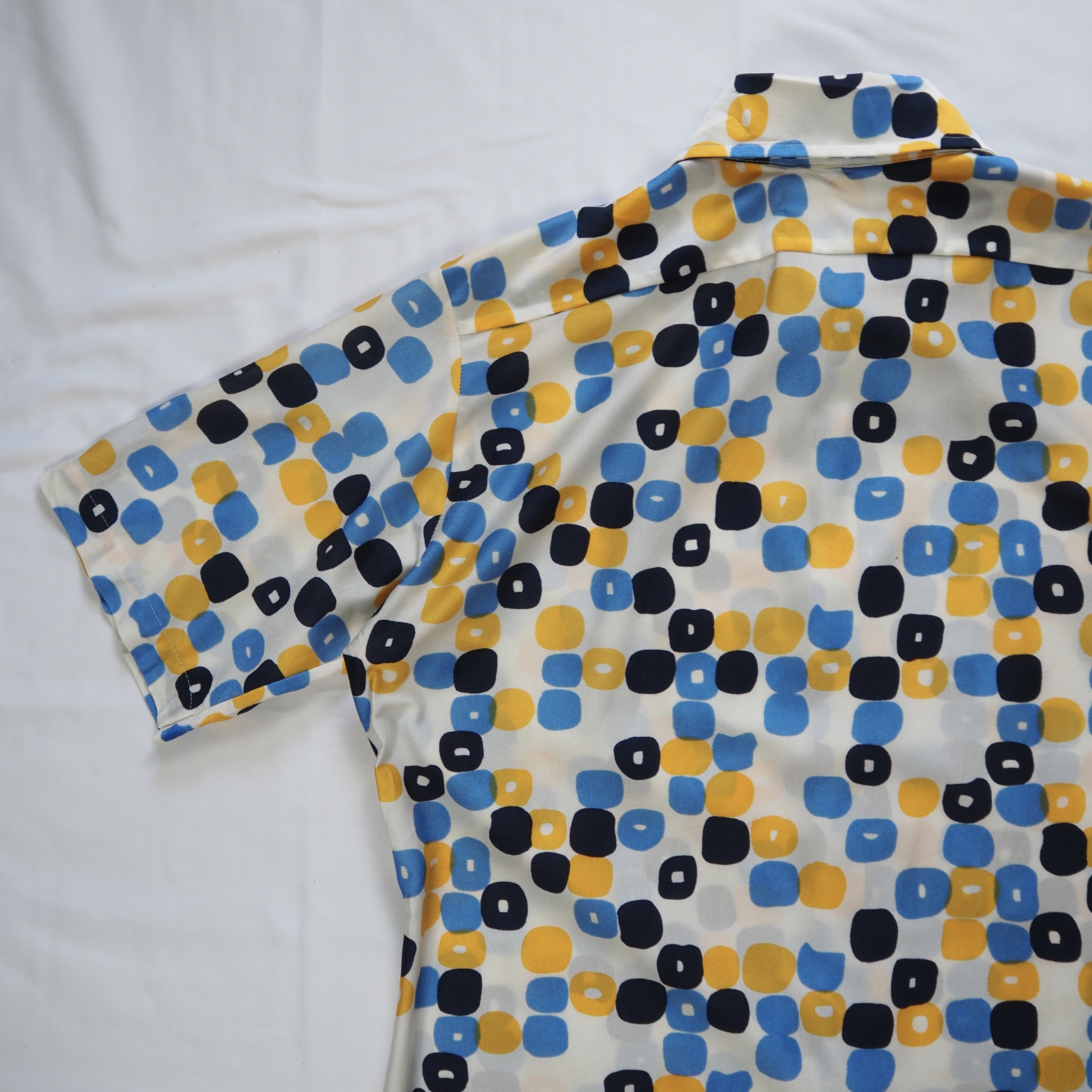 70’s 柄シャツ ポリエステルシャツ の画像 11