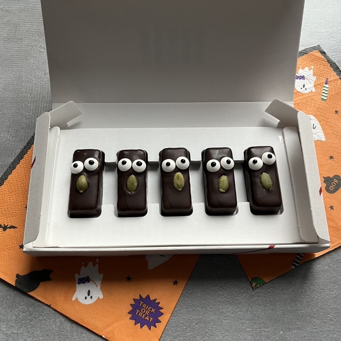 よろこびをしるす。パンプキンチョコ