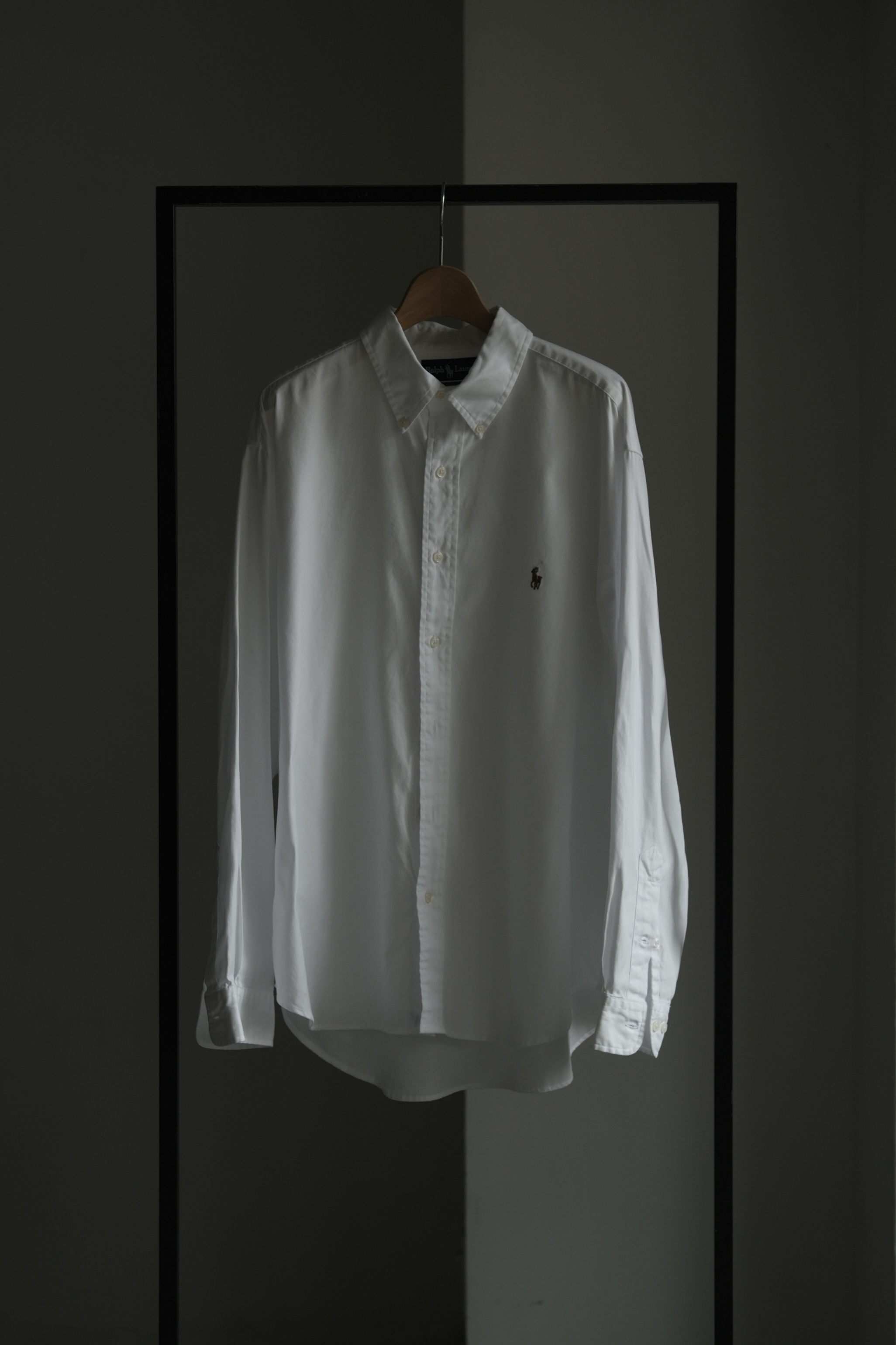 Utah／90's "Ralph Lauren" YARMOUTH shirt／white