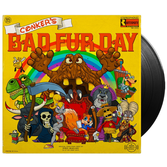 Conker’s Bad Fur Day / コンカーズ・バッド・ファー・デイ(オリジナル・サウンドトラック)2LP - 画像1