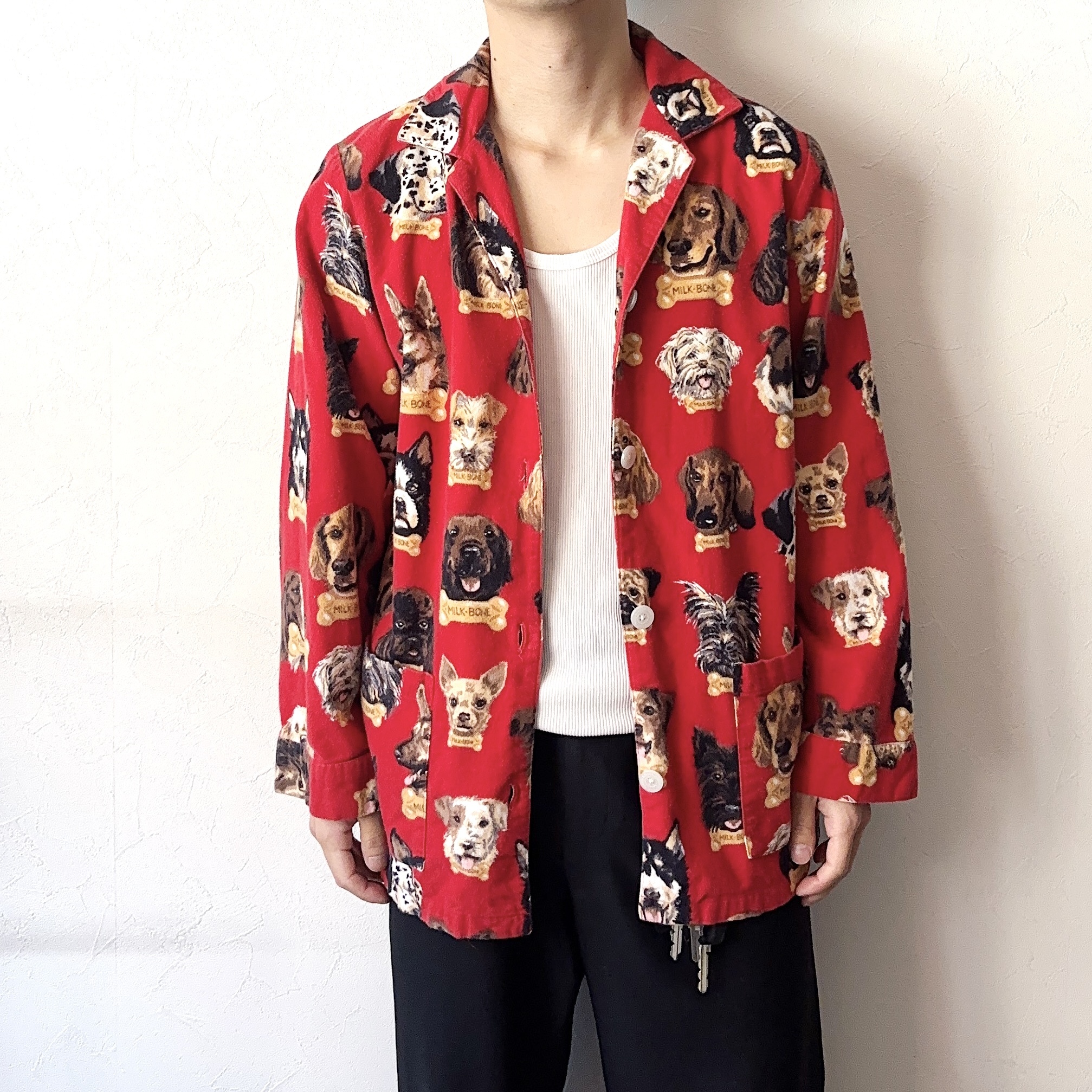 Y2K【Nick&Nora】"Dog" Pajama Shirt の画像 5