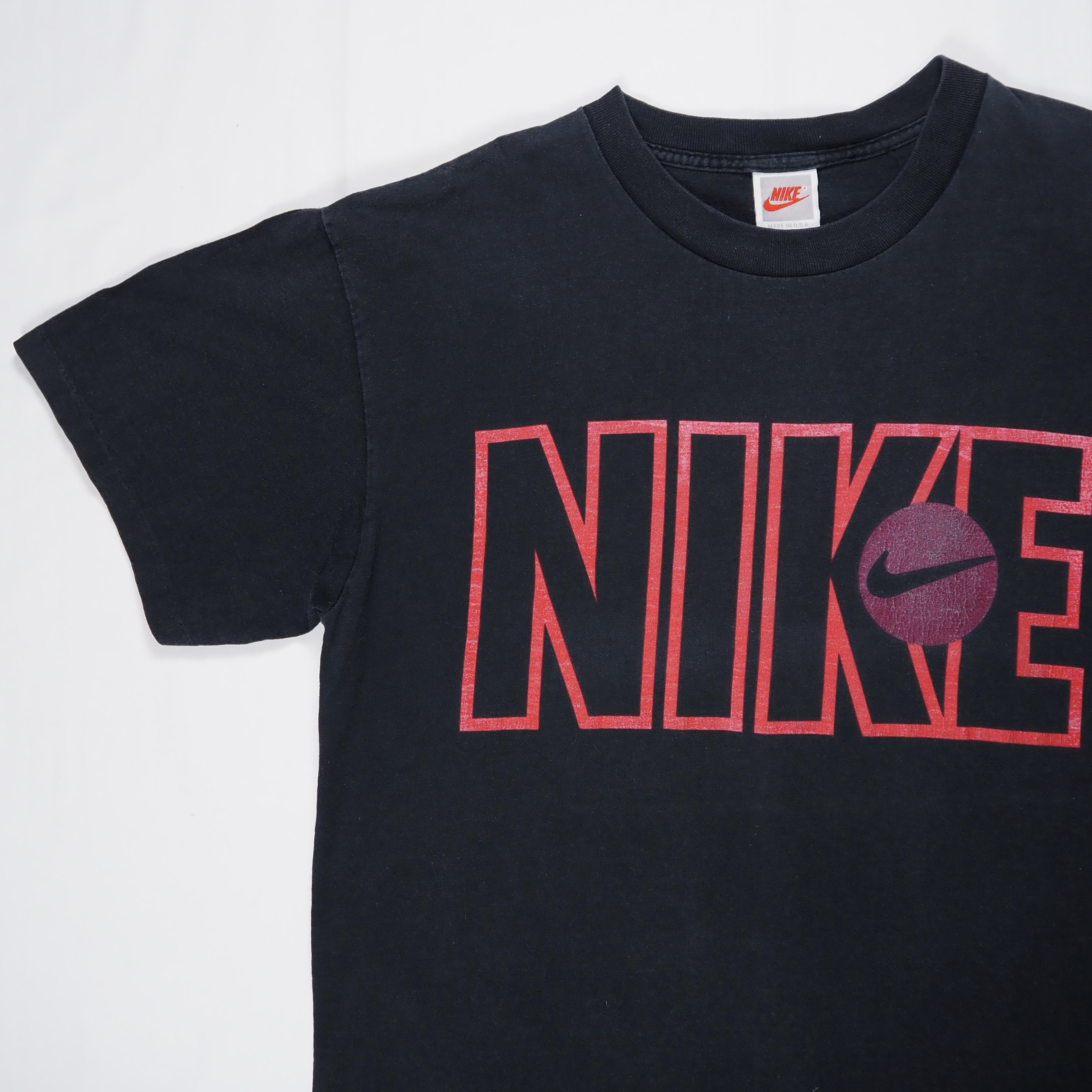 90’s NIKE Tシャツ Lサイズ ブラック 銀タグ の画像 3