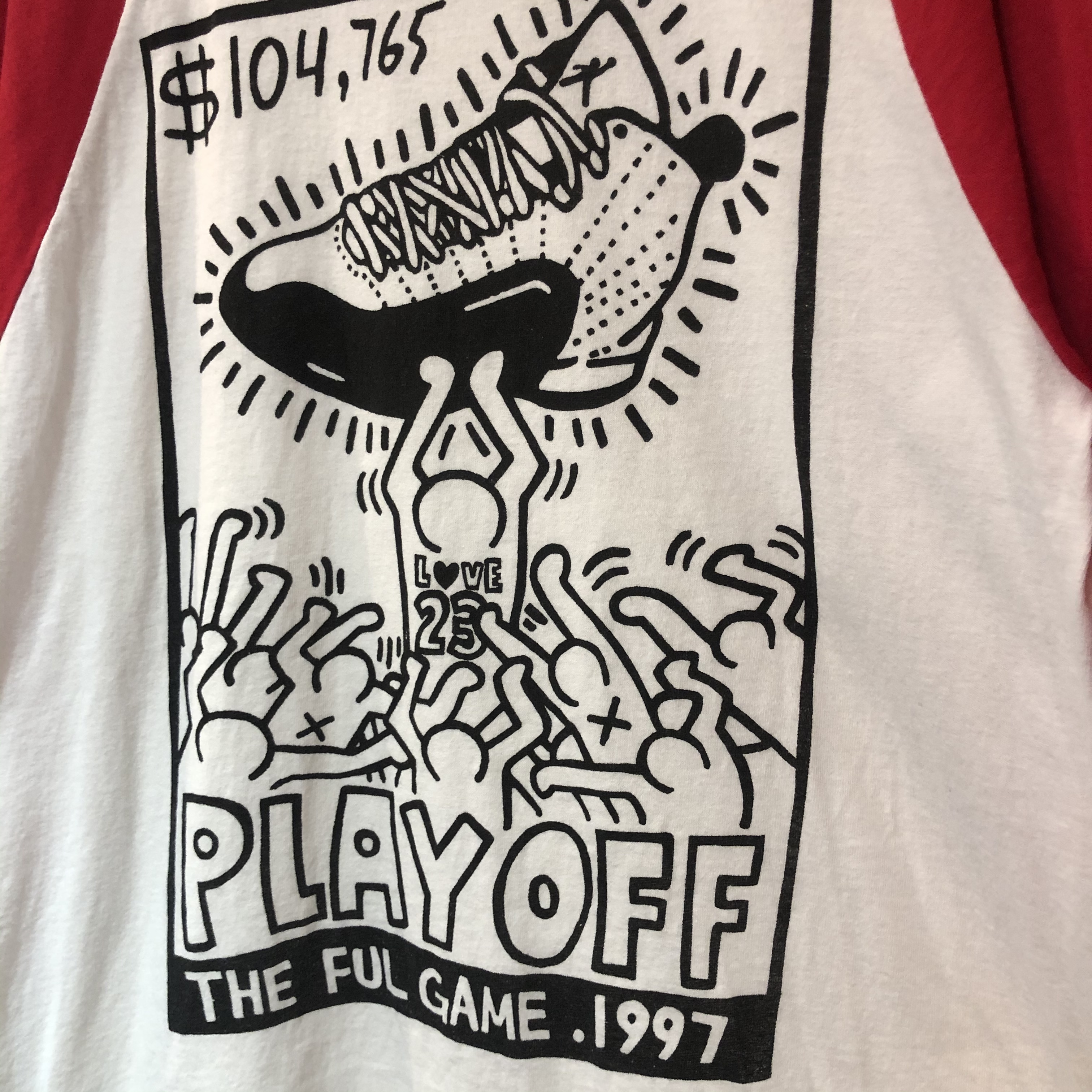 Keith Haring X Air Jordan キースへリング エアジョーダン ラグランtシャツ ホワイト レッド L Room Keith Haring X Air Jordan キースへリング エアジョーダン ラグランtシャツ ホワイト レッド L Room