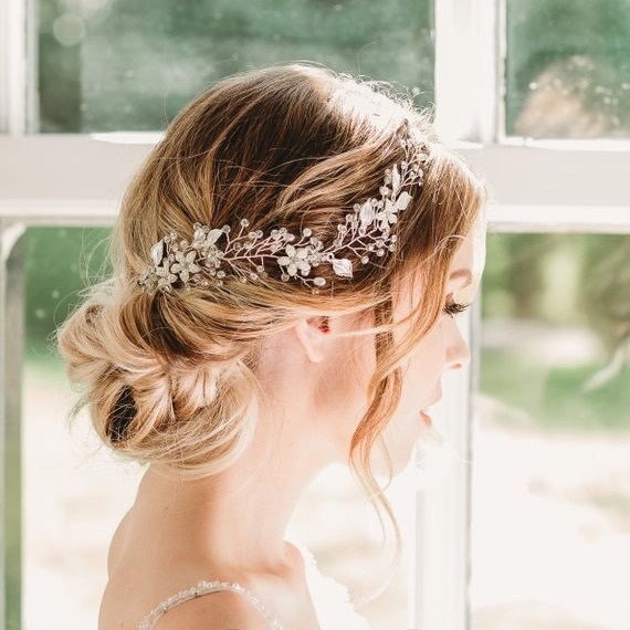 フラワー リーフ 小枝 カチューシャ ヘッドドレス カチューム シルバー 結婚式 Aile Bouquet フラワー リーフ 小枝 カチューシャ ヘッドドレス カチューム シルバー 結婚式 Aile Bouquet