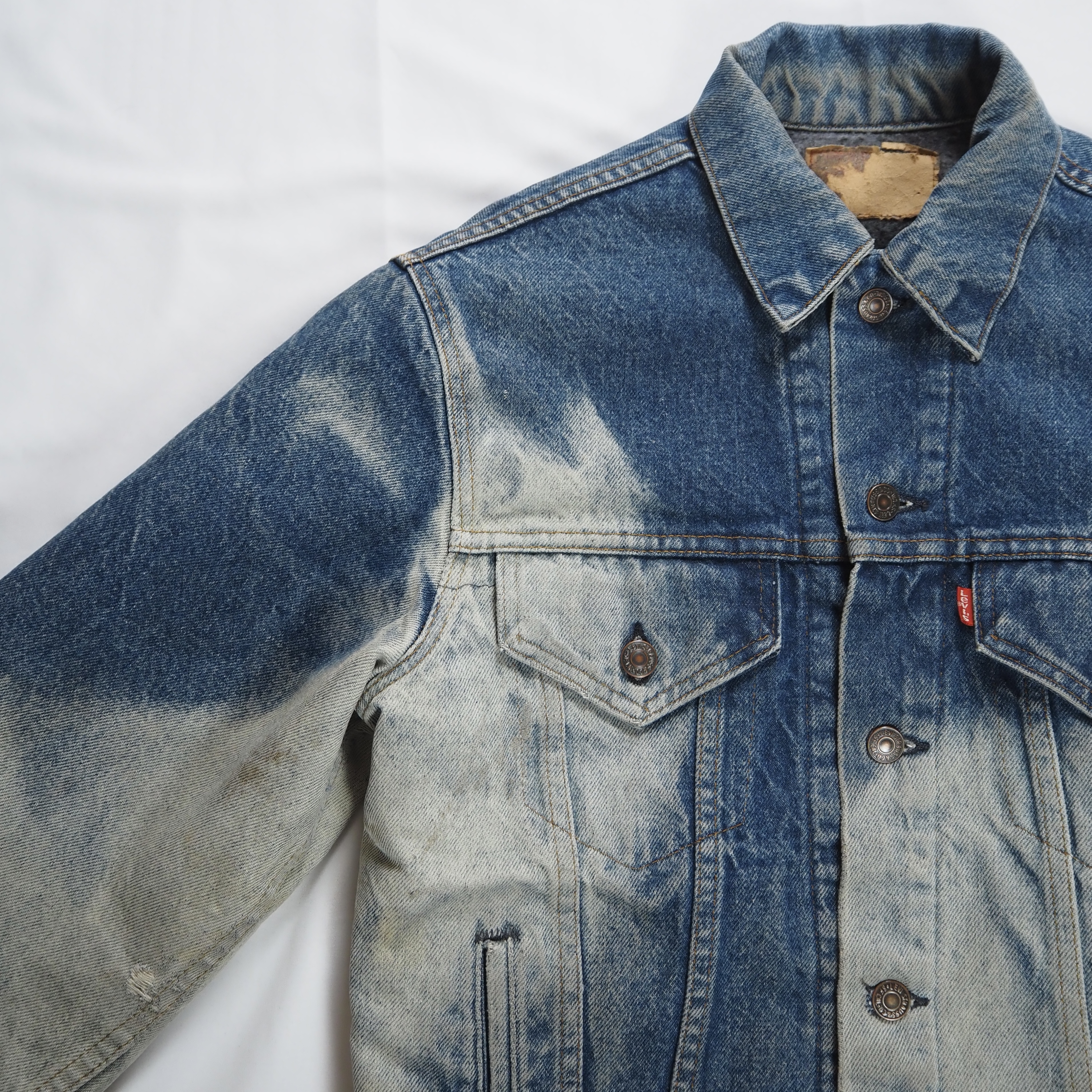 80’s Levi’s 70507 ブリーチデニムジャケット の画像 7