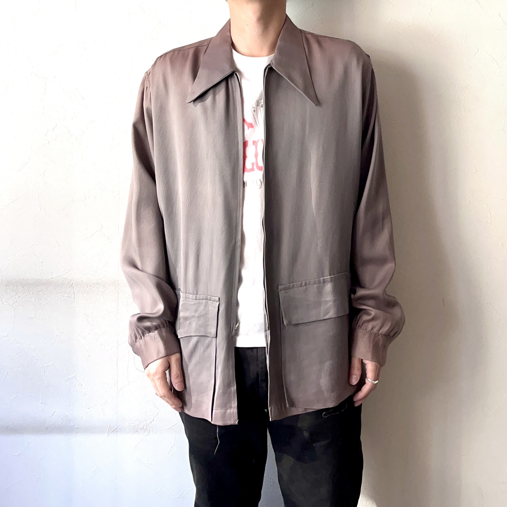 Vintage 50's【pac-a-jac】Rayon Gabardine Jacket の画像 3