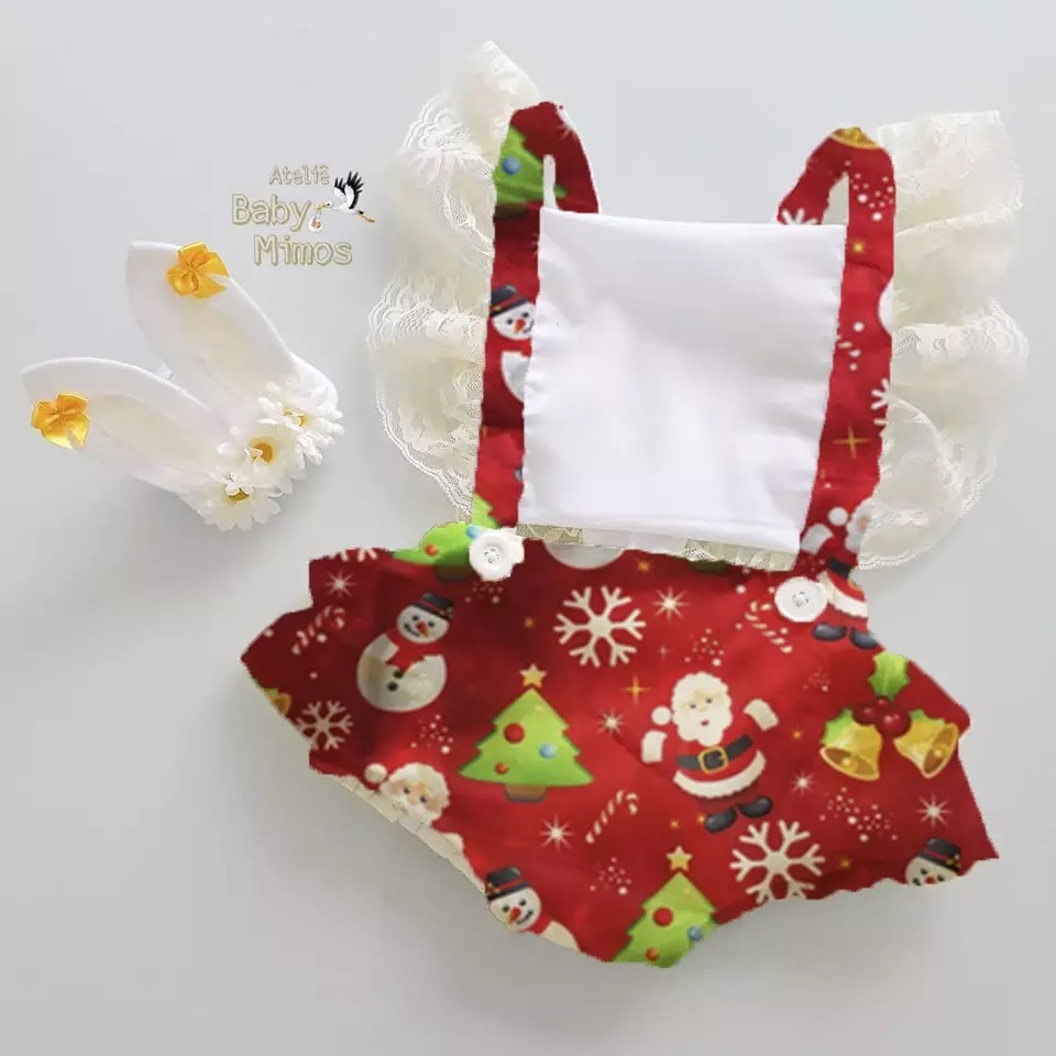 クリスマス 女の子 可愛い ベビー サロペット サンタ コスチューム Ayu Select