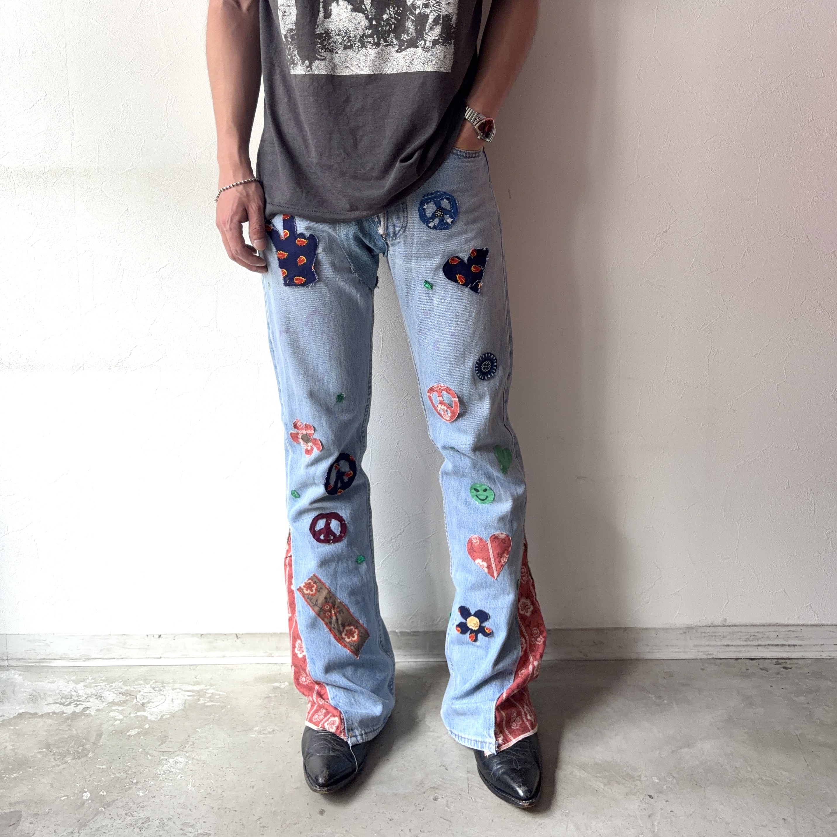 Vintage 90's【Levi's】Hippie Flare Denim Pants の画像 3