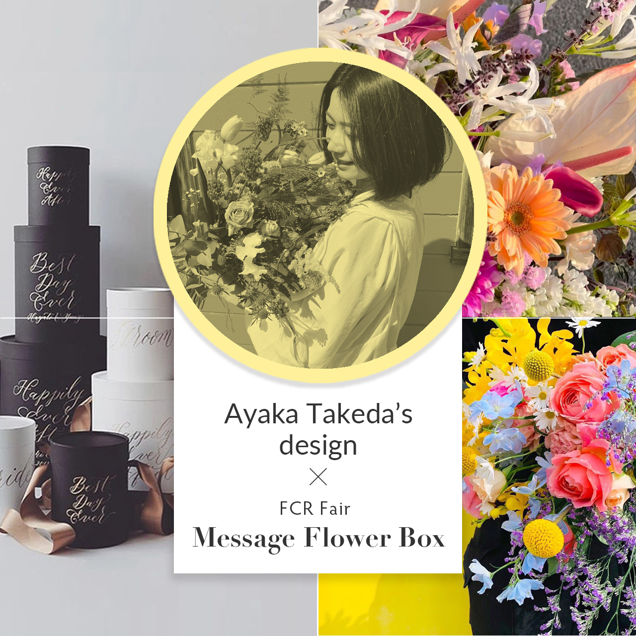 武田 彩花 Message Flower Box S Flower Creation Room Shop