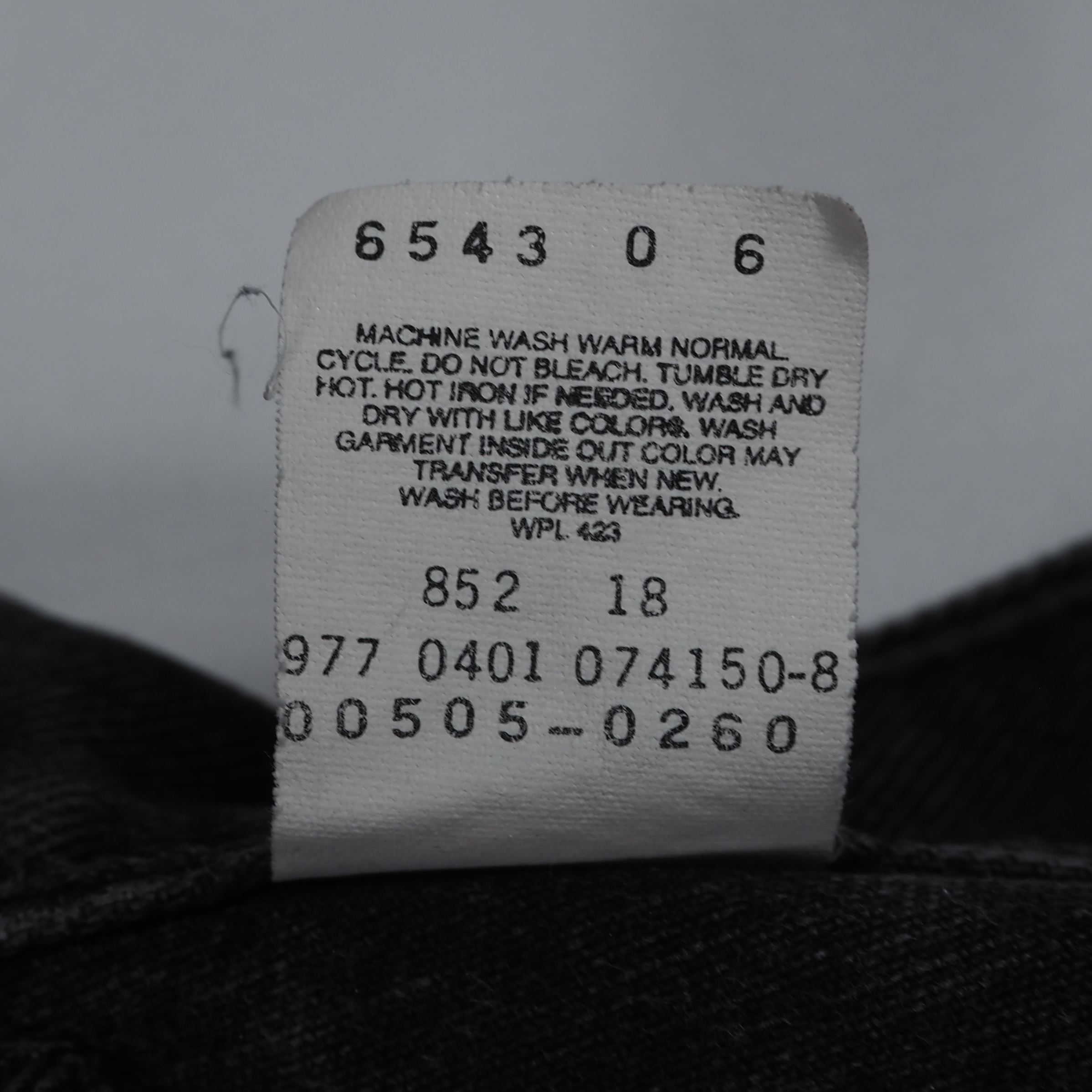 00’s Levi’s 505 ブラック 34×29 グアテマラ製 の画像 7