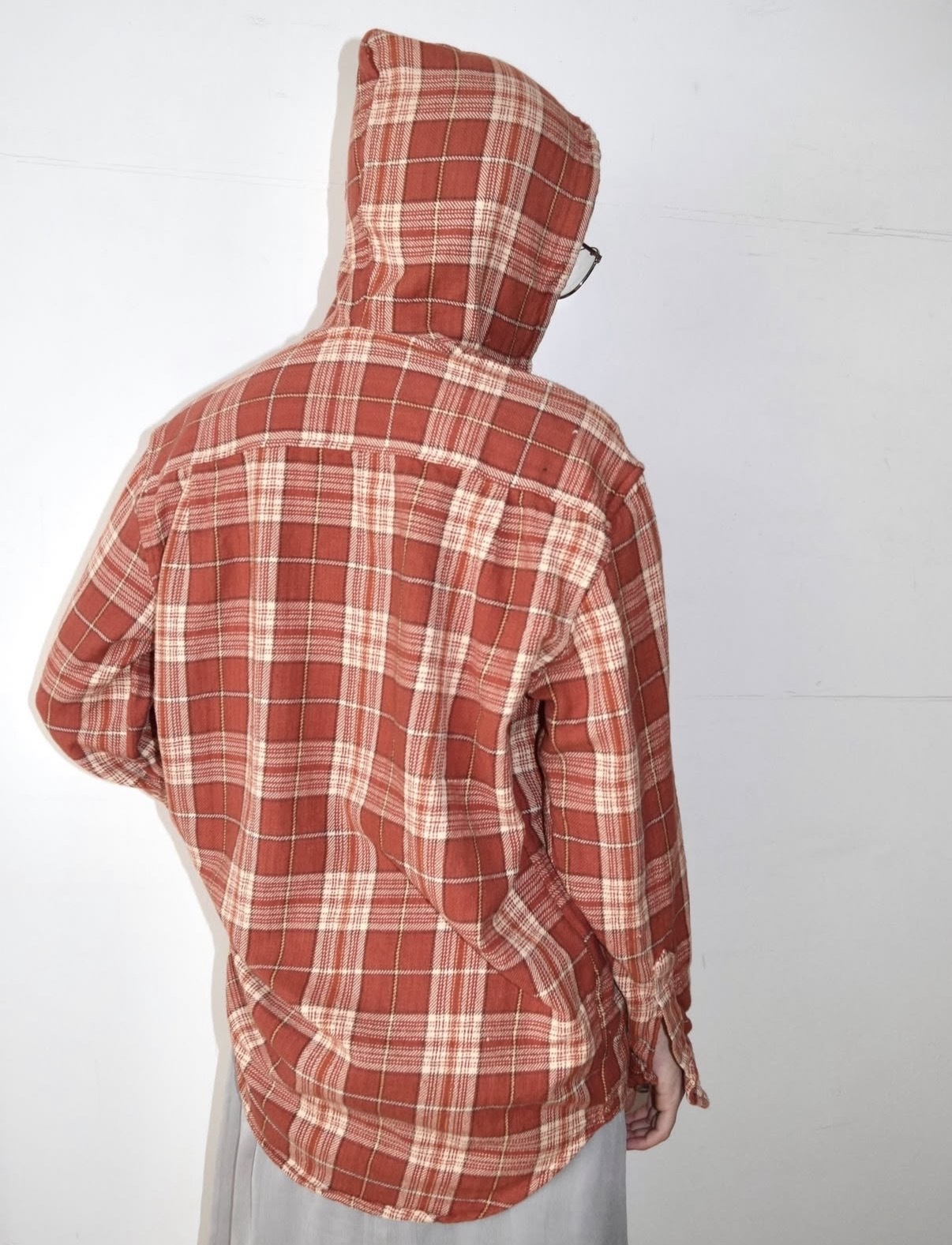 〜1990s Dickies flannel parka orange check “DEAD STOCK” の画像 6