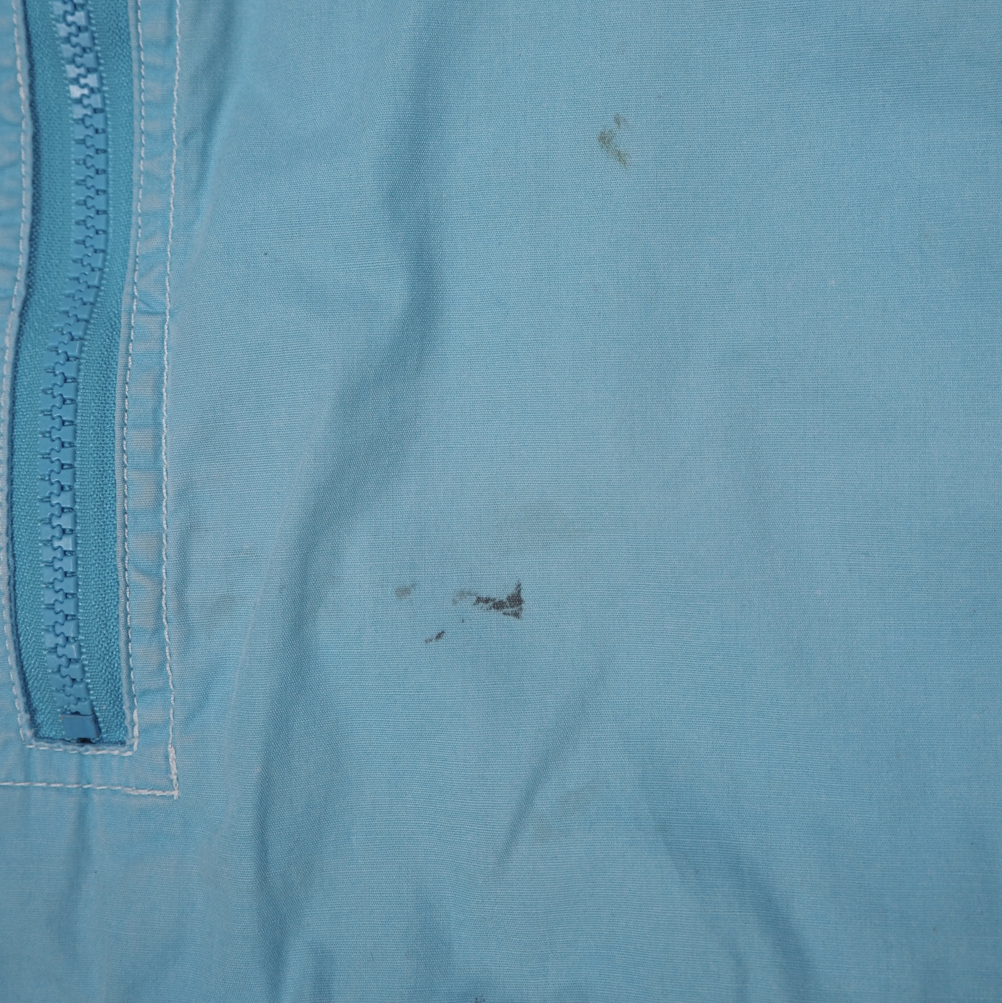 00’s OLD GAP コットンアノラックジャケット 水色 Mサイズ の画像 12