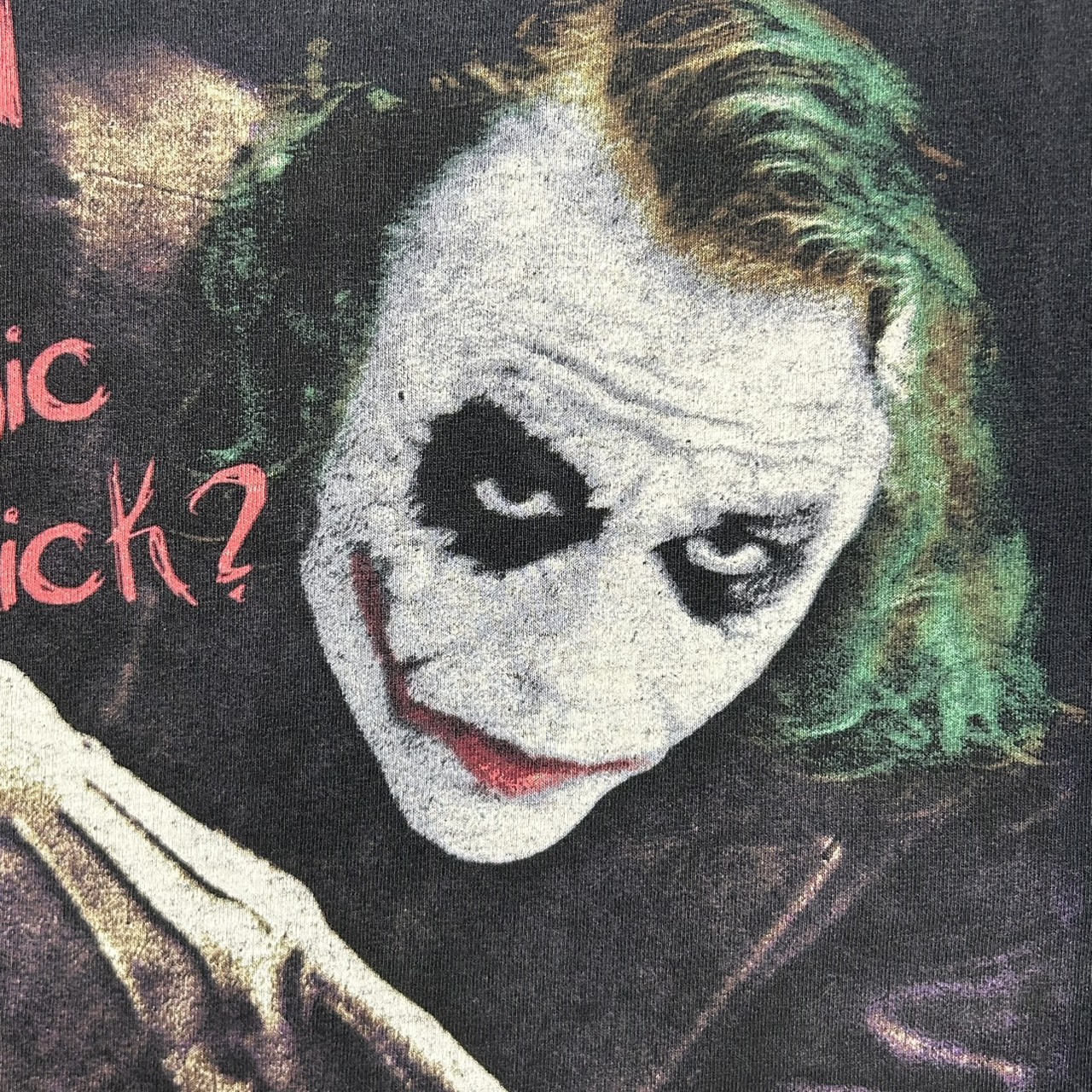 BATMAN THE DARK KNIGHT JOKER HOW BOUT A MAGIC TRICK? Fits XL の画像 5