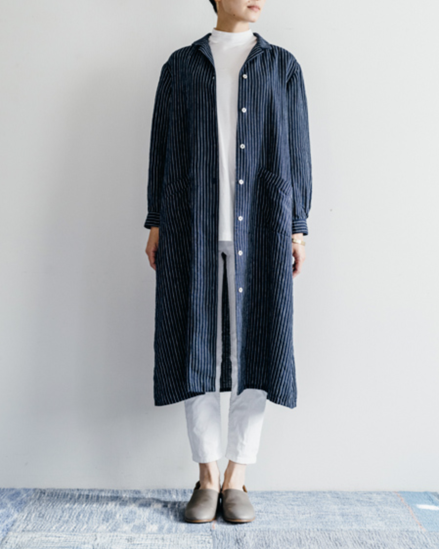 Fog Linen Work フォグリネンワーク キャス ワンピース ジョージ Crecer クレセール Fog Linen Work フォグリネンワーク キャス ワンピース ジョージ Crecer クレセール