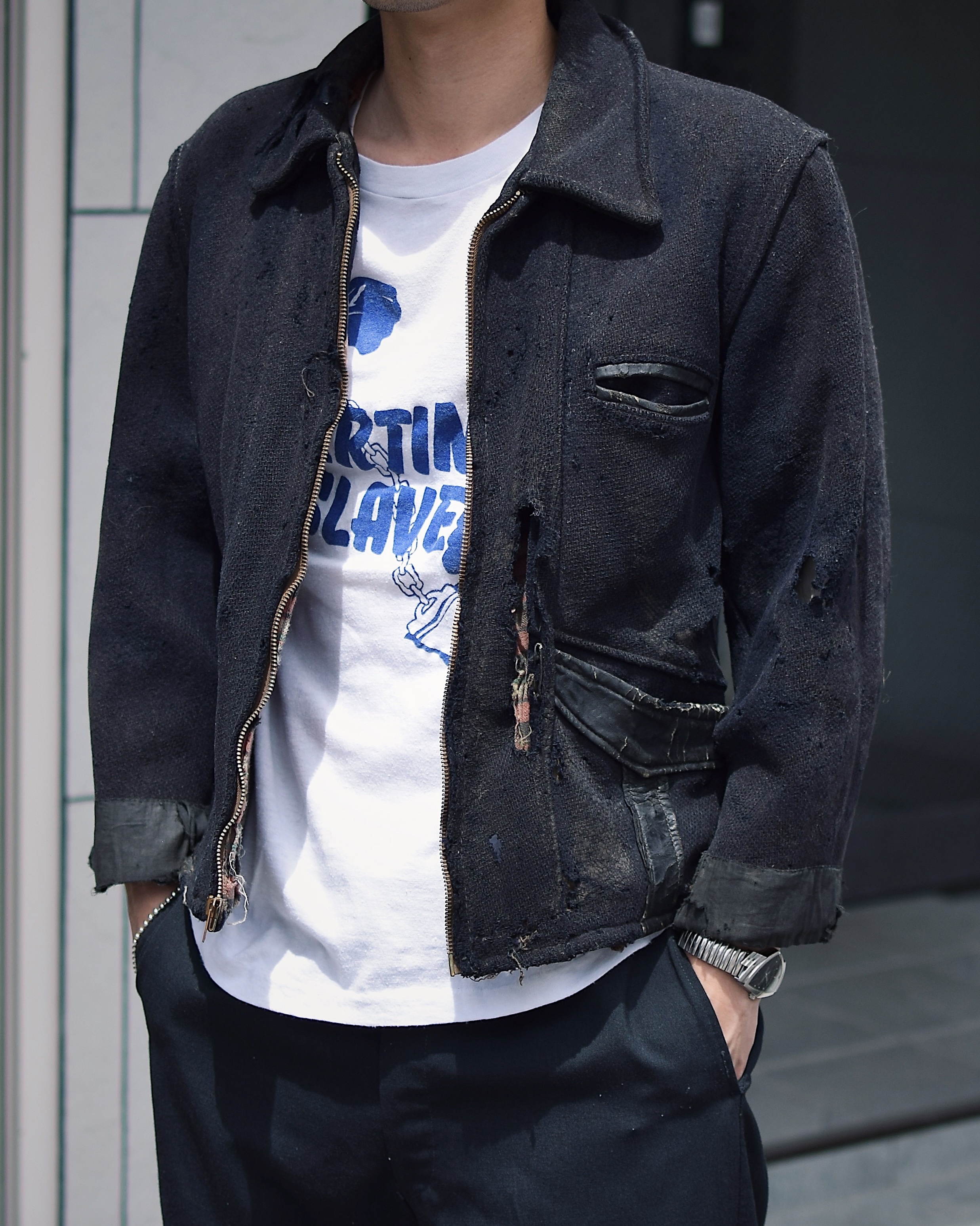 Vintage 50's Grunge Sports Jacket の画像 3