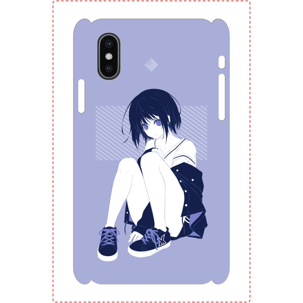 Iphoneケース スマホケース Iphonexs X おしゃれ 女の子 イラスト クール Xperia Iphone5 6 6s 7 8 かわいい Arrows Aquos タイトル Violet 作 灰染せんり おしゃれでかわいいiphoneケース スマホケース Tシャツ かっこいいイラストのクリエイターグッズ販売 雑貨