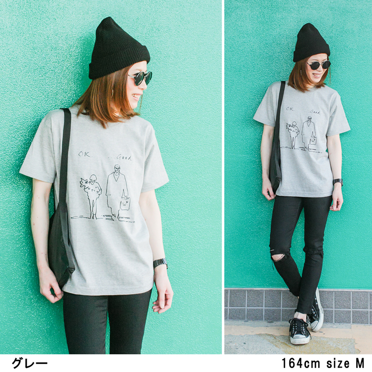 レディースモデル Leon Ok Good レオンとマチルダ 映画tシャツ Leon Sstee Okgood Oguoy Destroy It Create It Share It